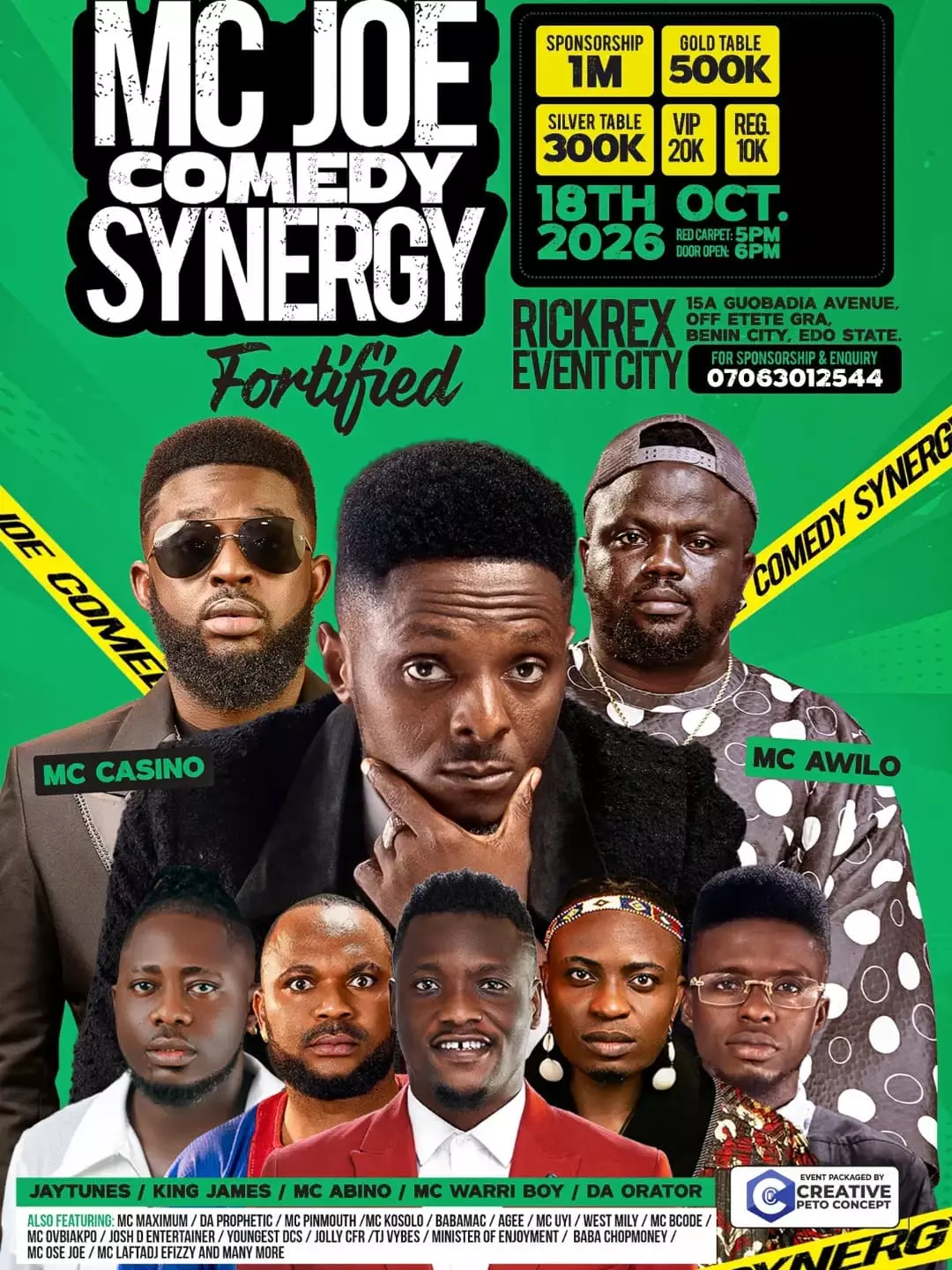 MC JOE COMEDY _SYNERGY FORTIFIED
