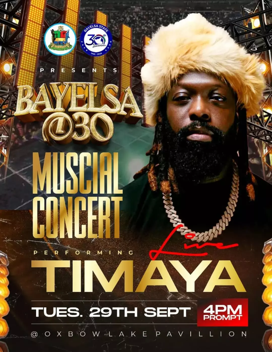 TIMAYA LIVE _ BAYELSA @30 MUSICAL CONCERT