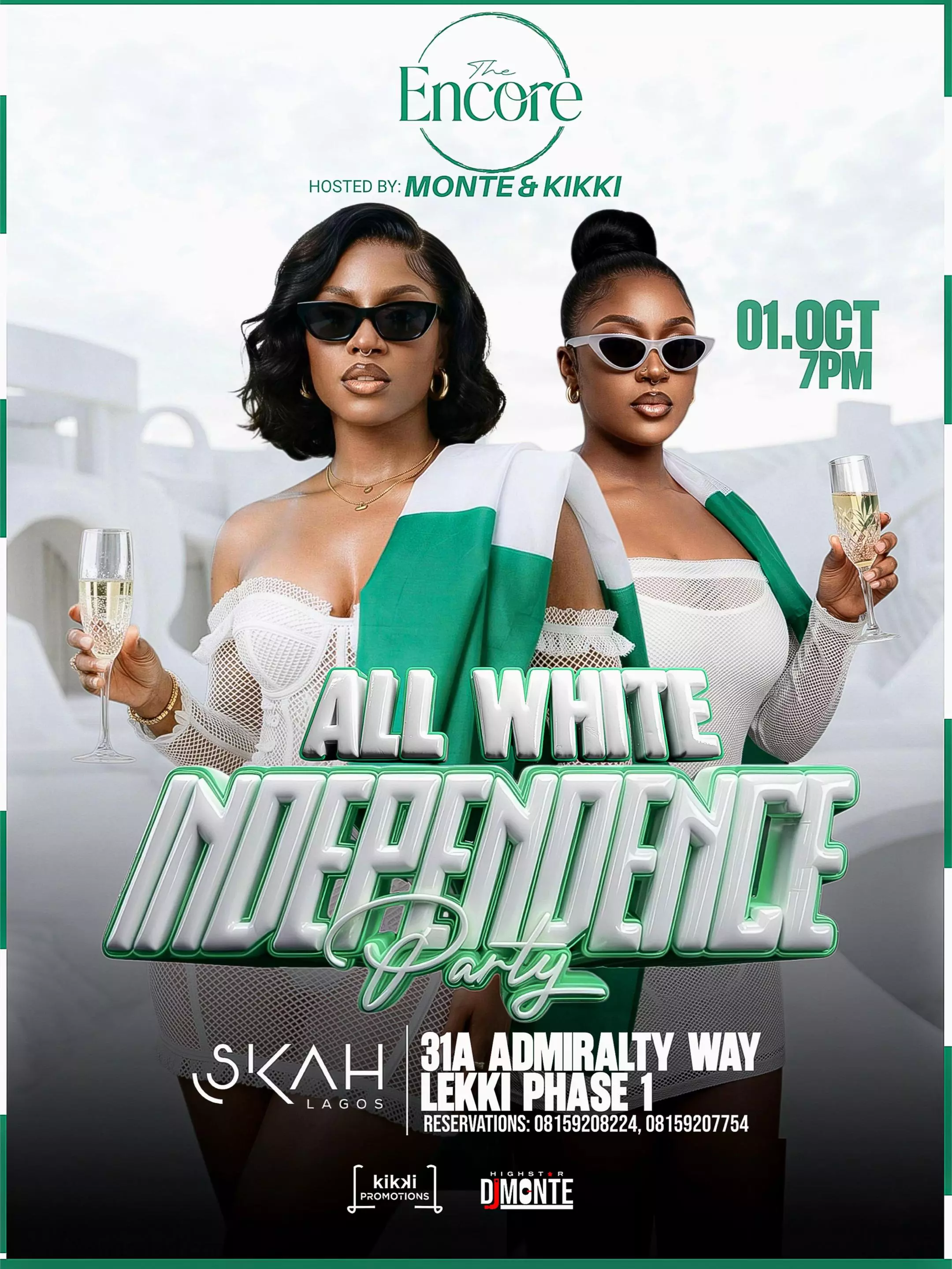 MONTE & KIKKI PRESENT: ALL WHITE INDEPENDENCE PARTY