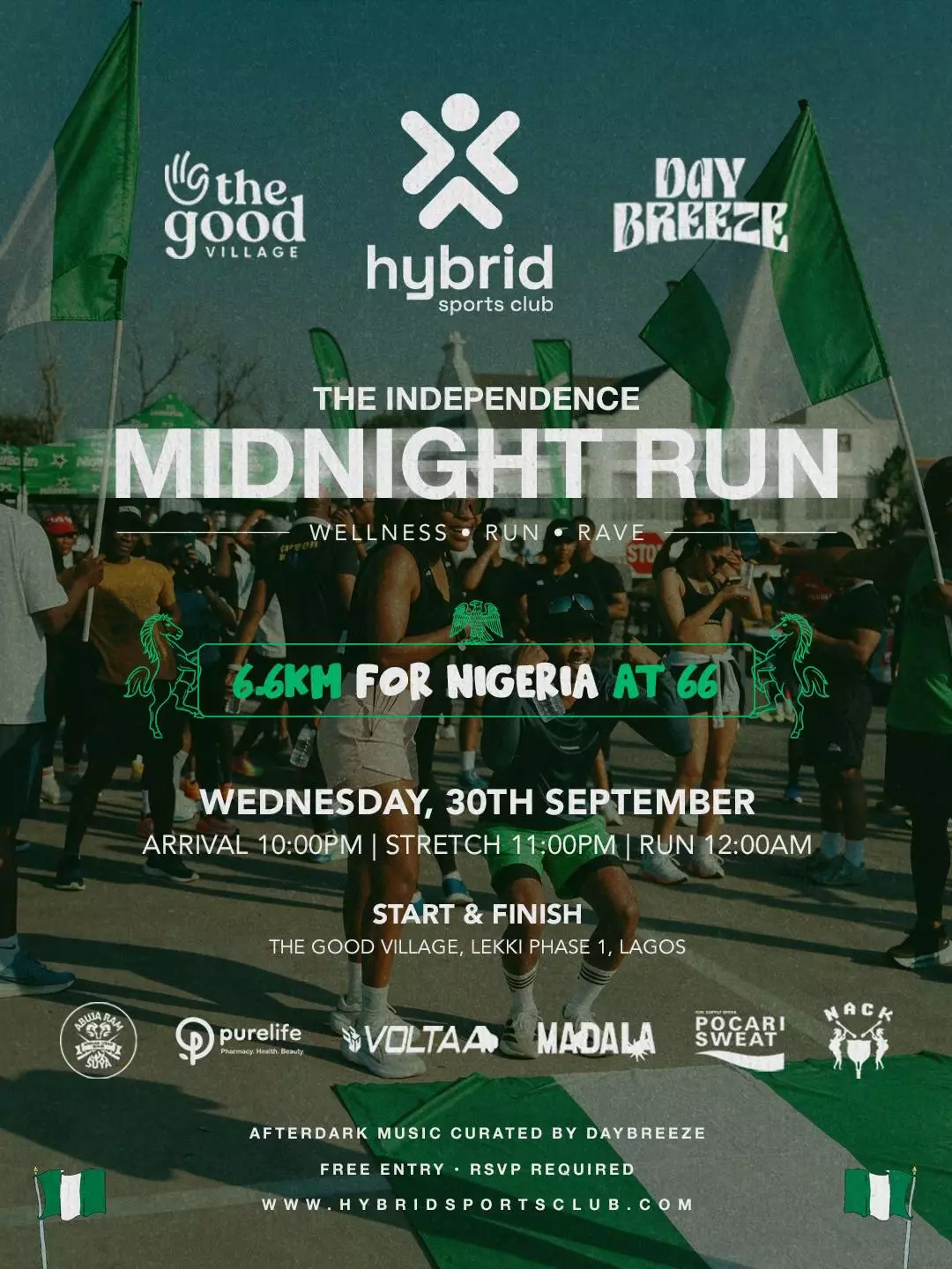 HYBRID SPORTS CLUB PRESENTS: THE INDEPENDENCE MIDNIGHT RUN