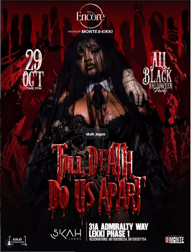 THE ENCORE ALL BLACK HALLOWEEN PARTY