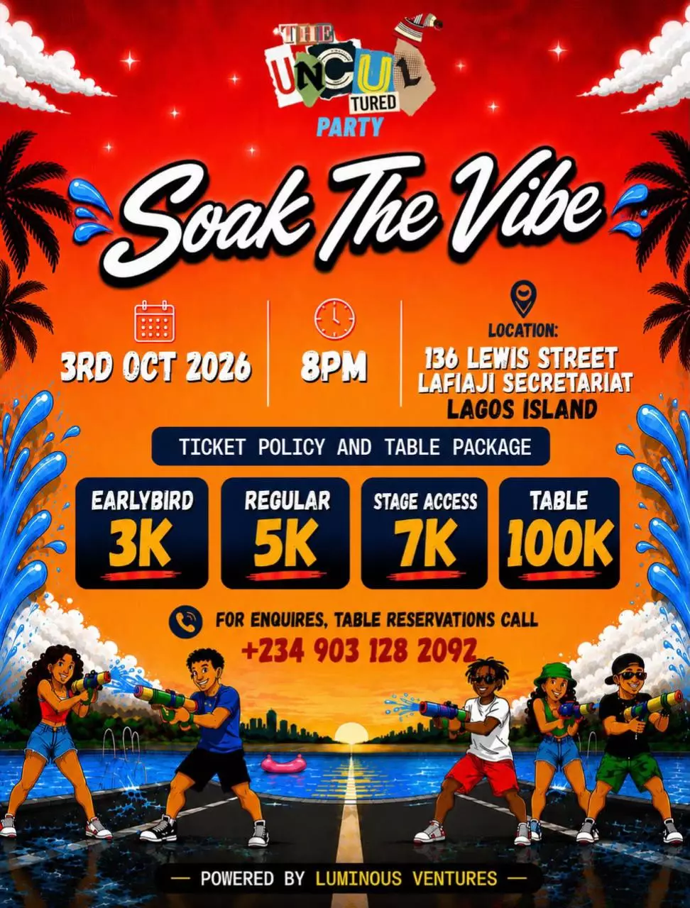THE UNCULTURED PARTY PRESENTS: SOAK THE VIBE