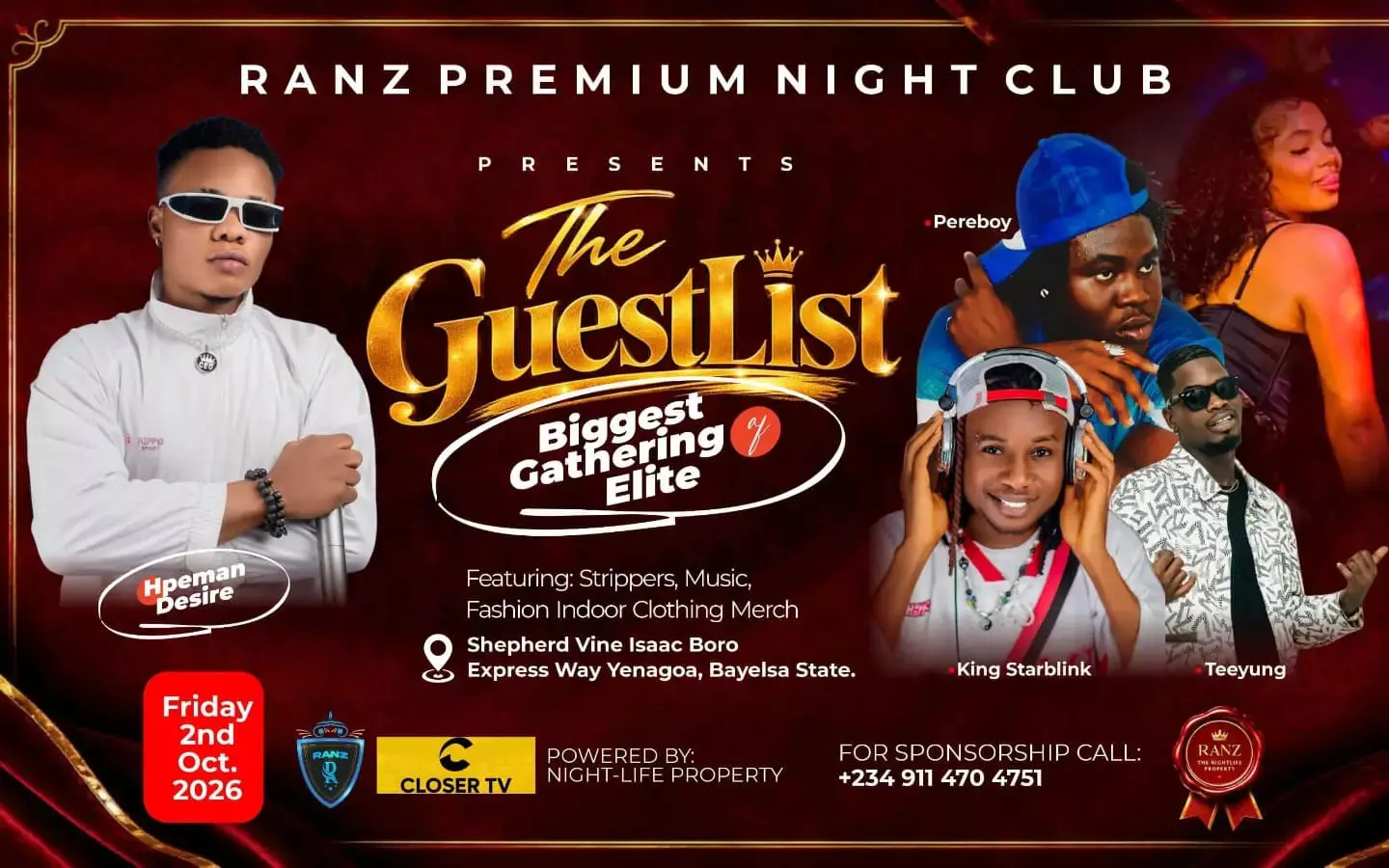 THE GUESTLIST