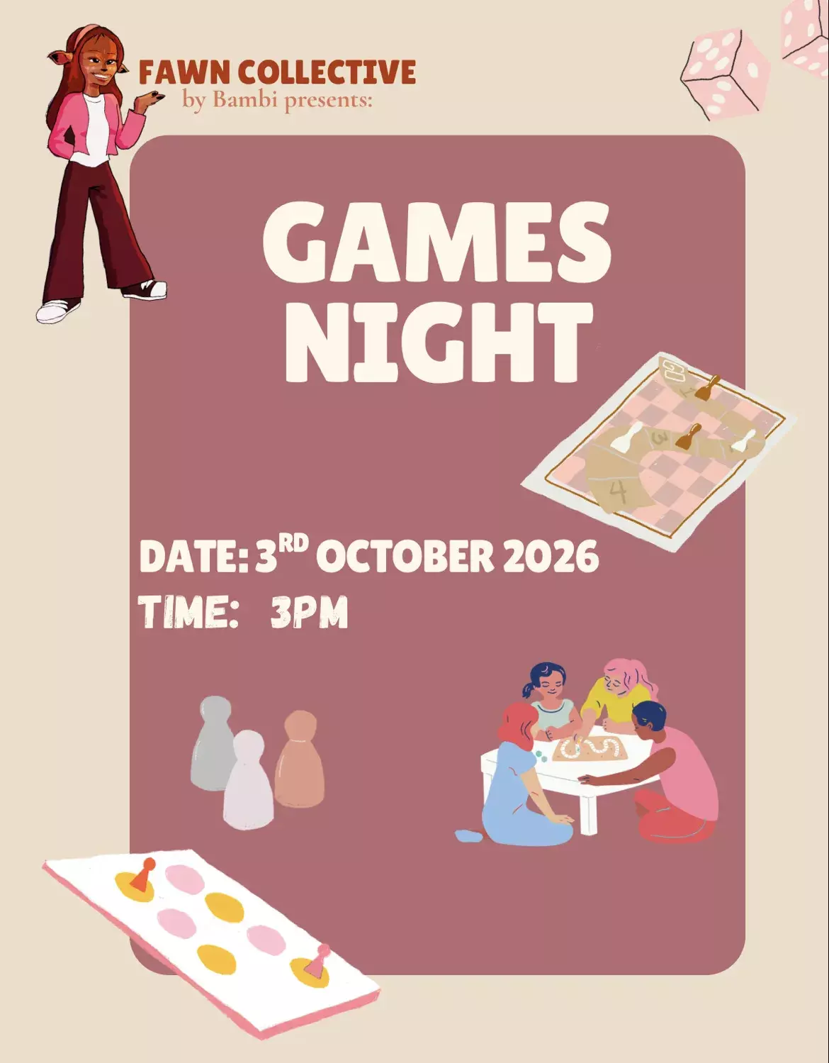 FAWN COLLECTIVE BY BAMBI : GAMES NIGHT