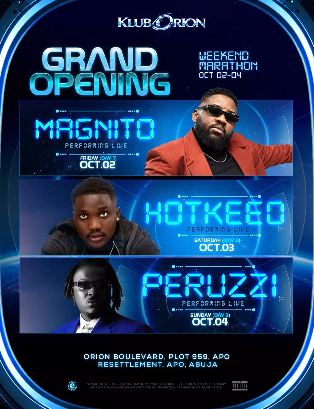 KLUB ORION GRAND OPENING
