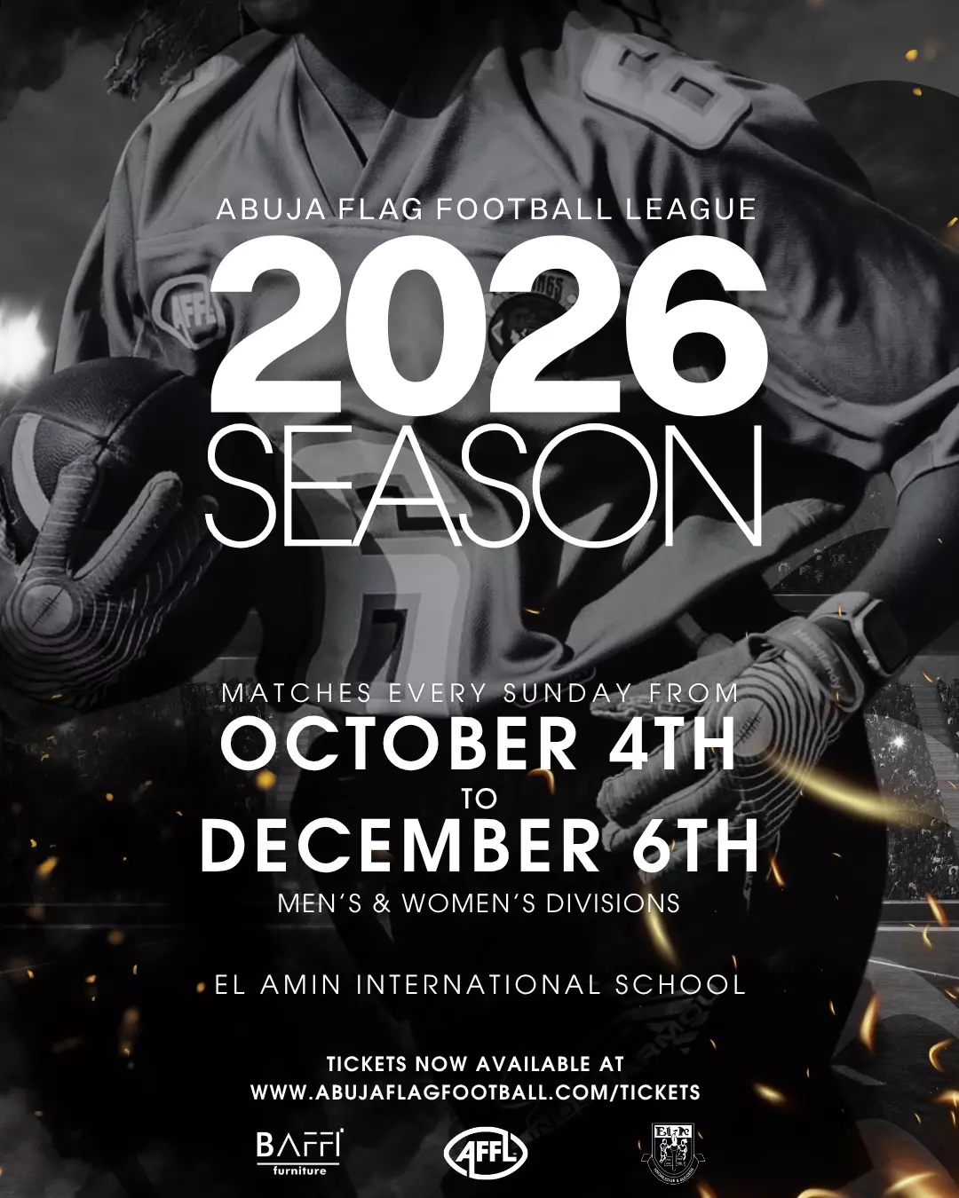 ABUJA FLAG FOOTBALL LEAGUE (AFFL) 2026 SEASON