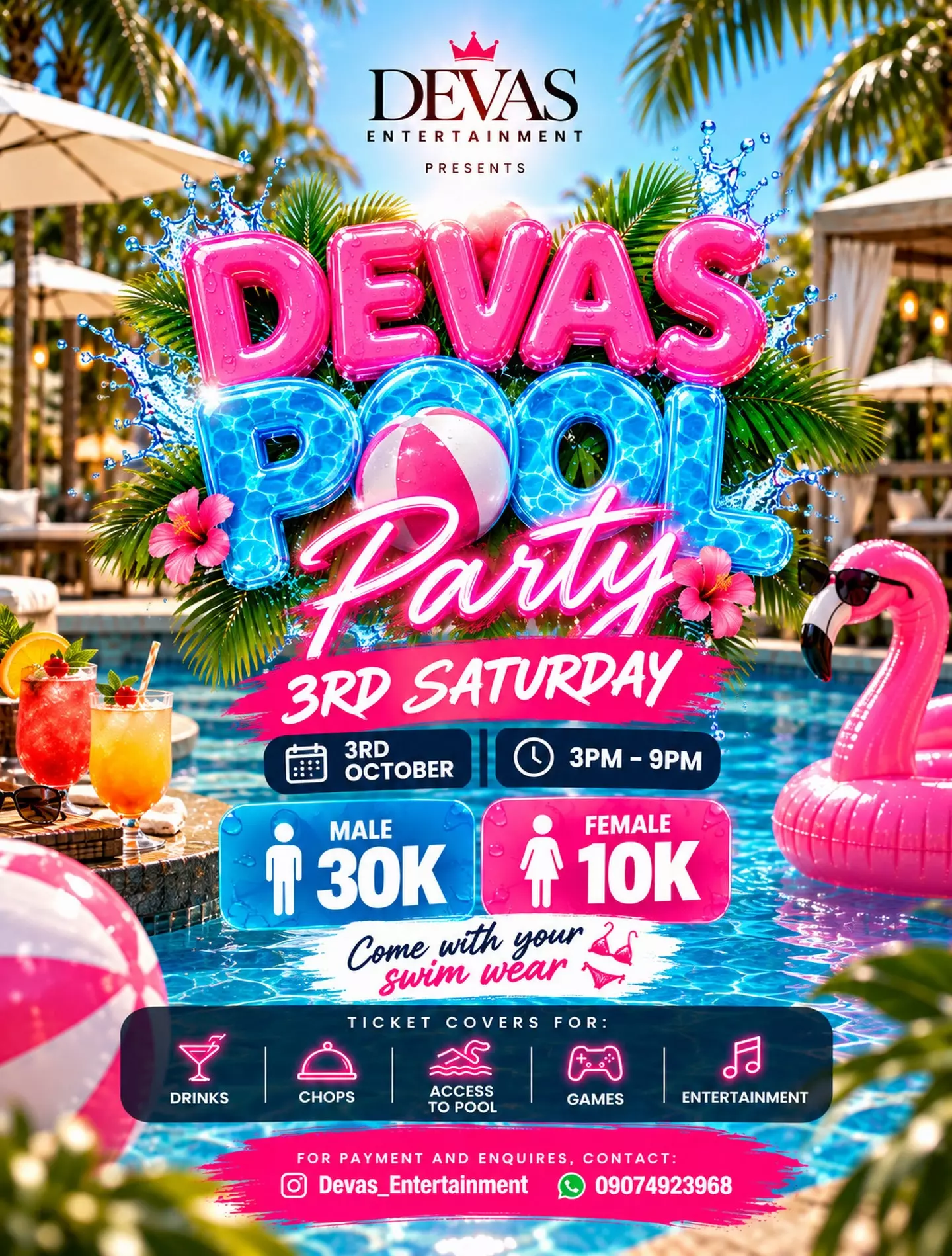 DEVAS POOL PARTY