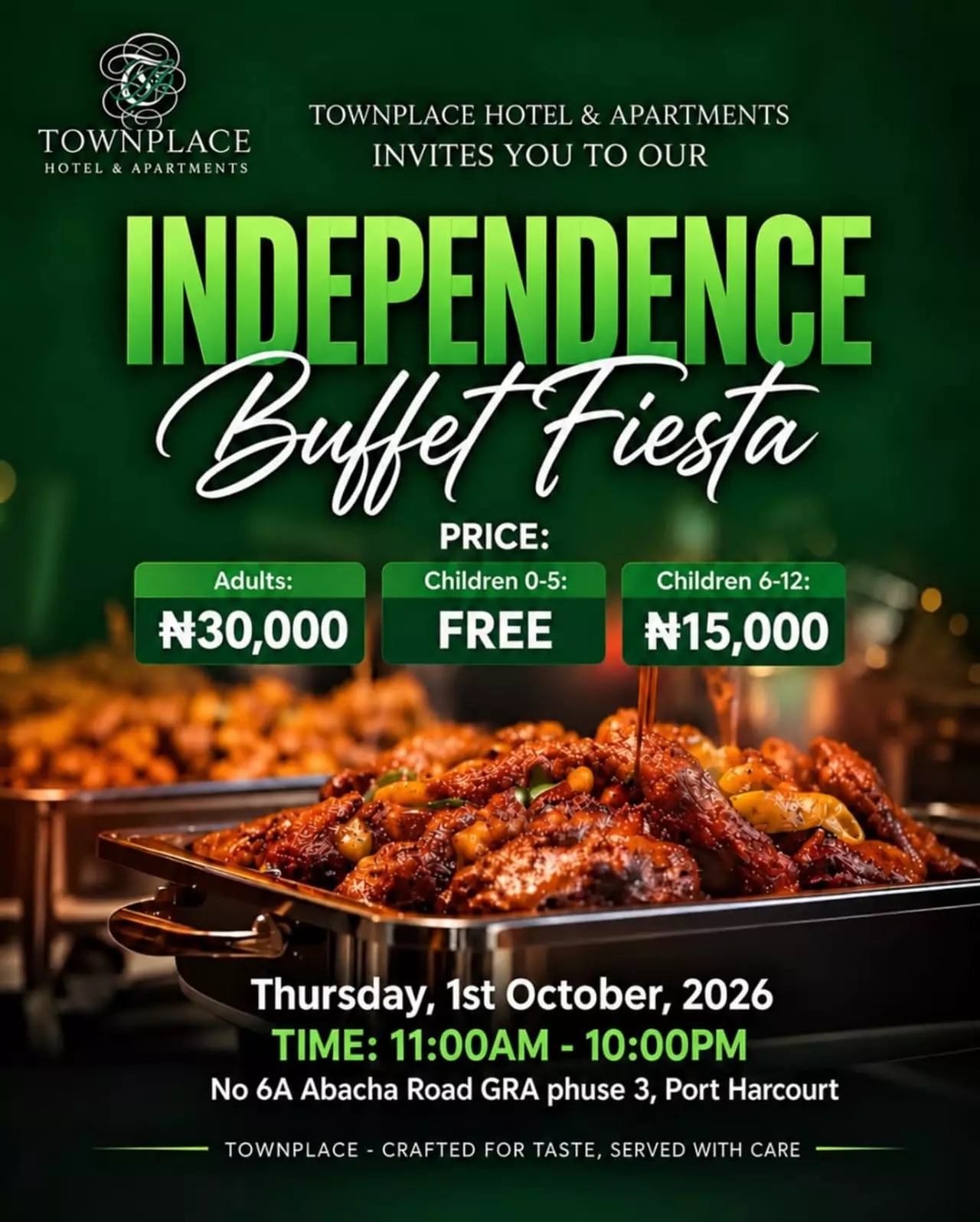 TOWNPLACE INDEPENDENCE BUFFET FIESTA