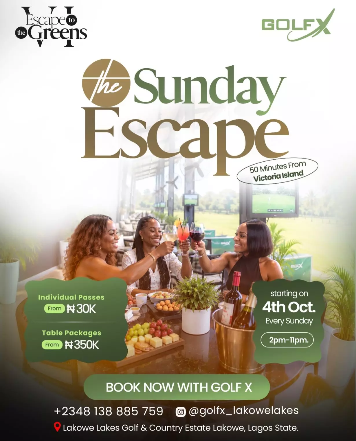 THE SUNDAY ESCAPE — GOLFX