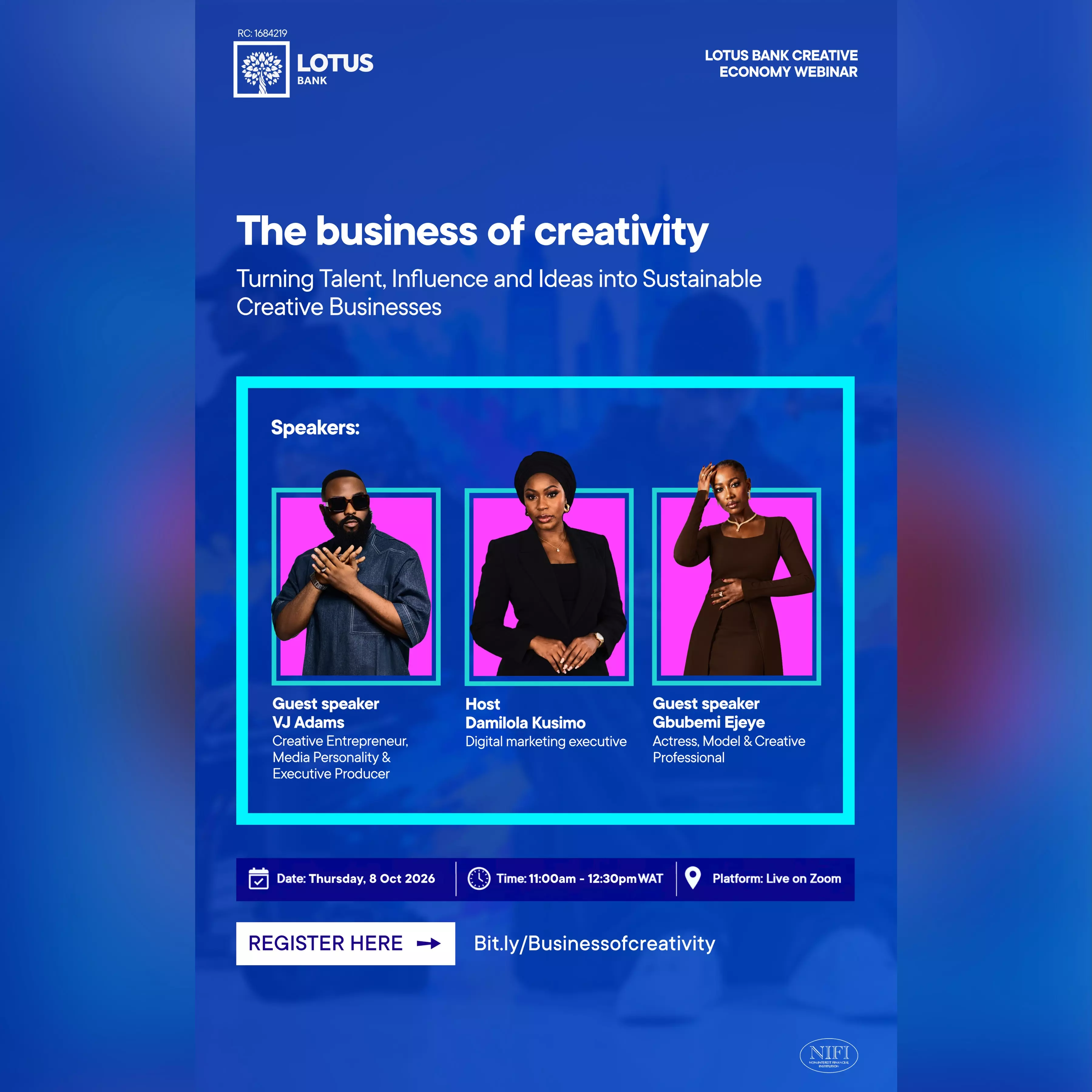 LOTUS BANK CREATIVE ECONOMY WEBINAR