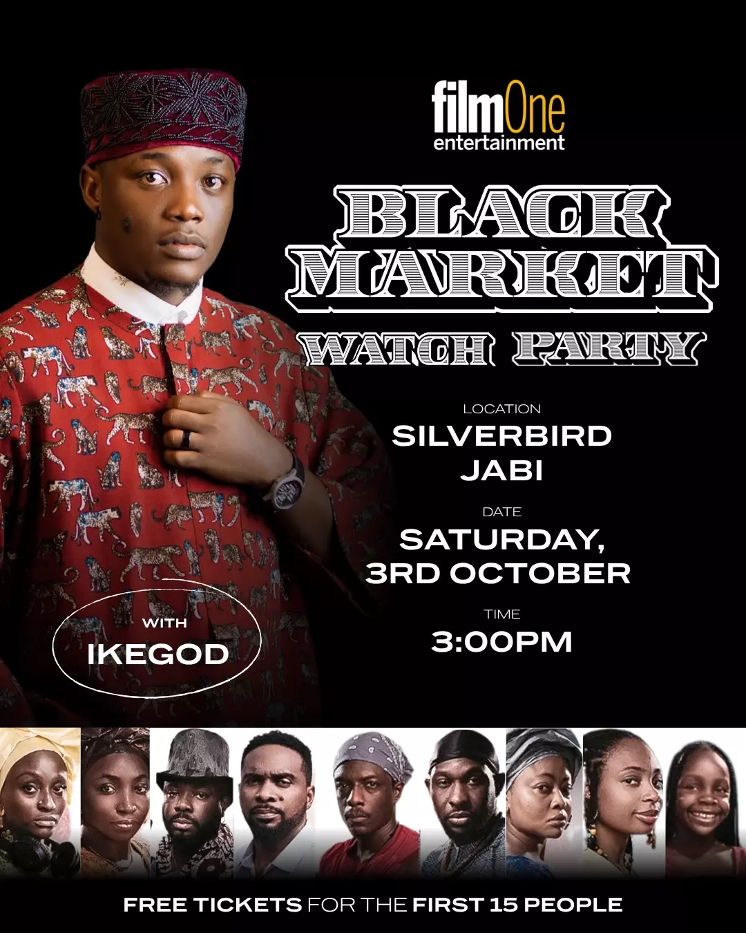 BLACK MARKET WATCH PARTY — FILMONE ENTERTAINMENT