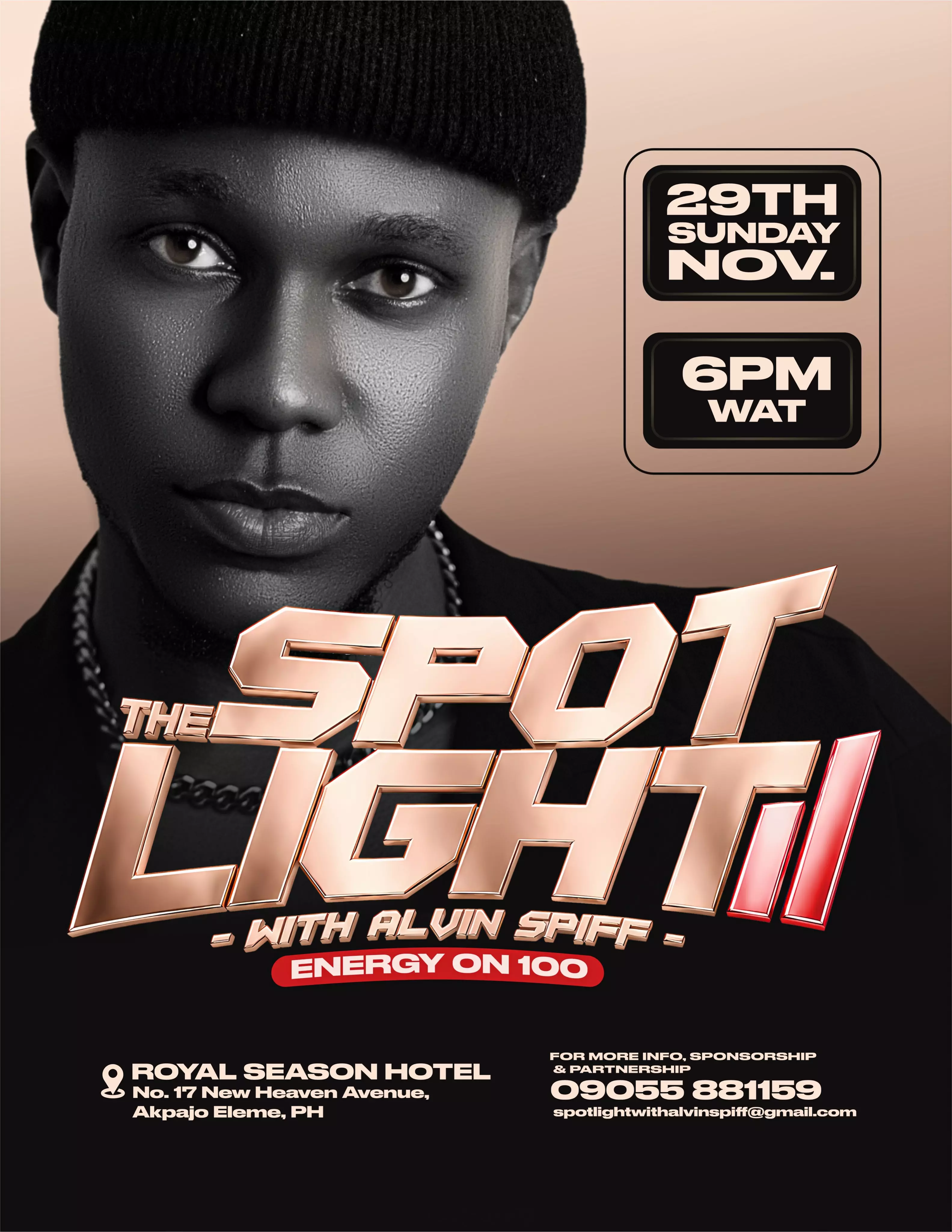 SPOTLIGHT WITH ALVIN SPIFF