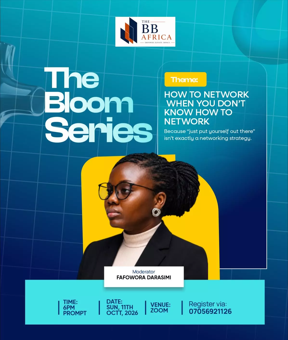 THE BLOOM SERIES —  THE BB AFRICA