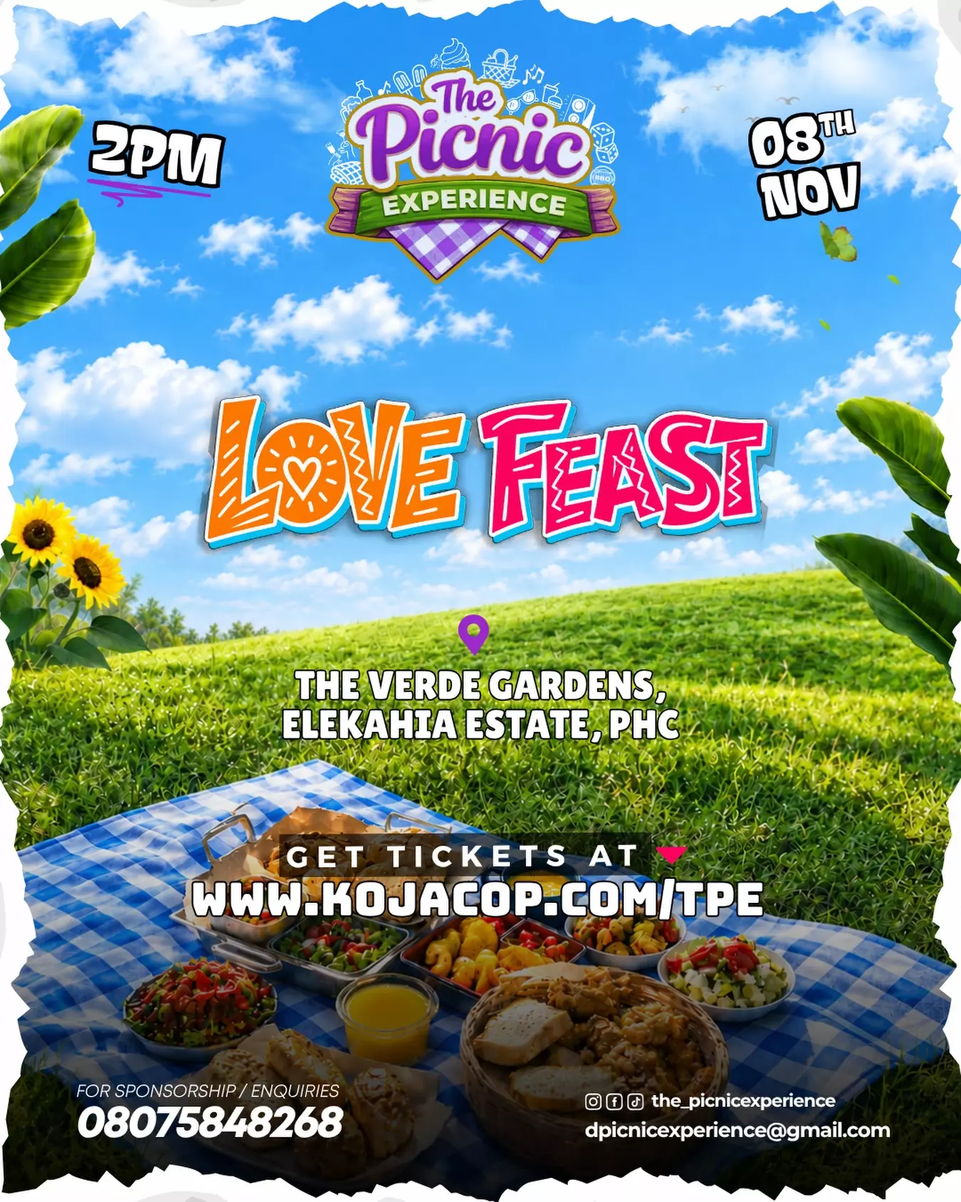 THE PICNIC EXPERIENCE: LOVE FEAST