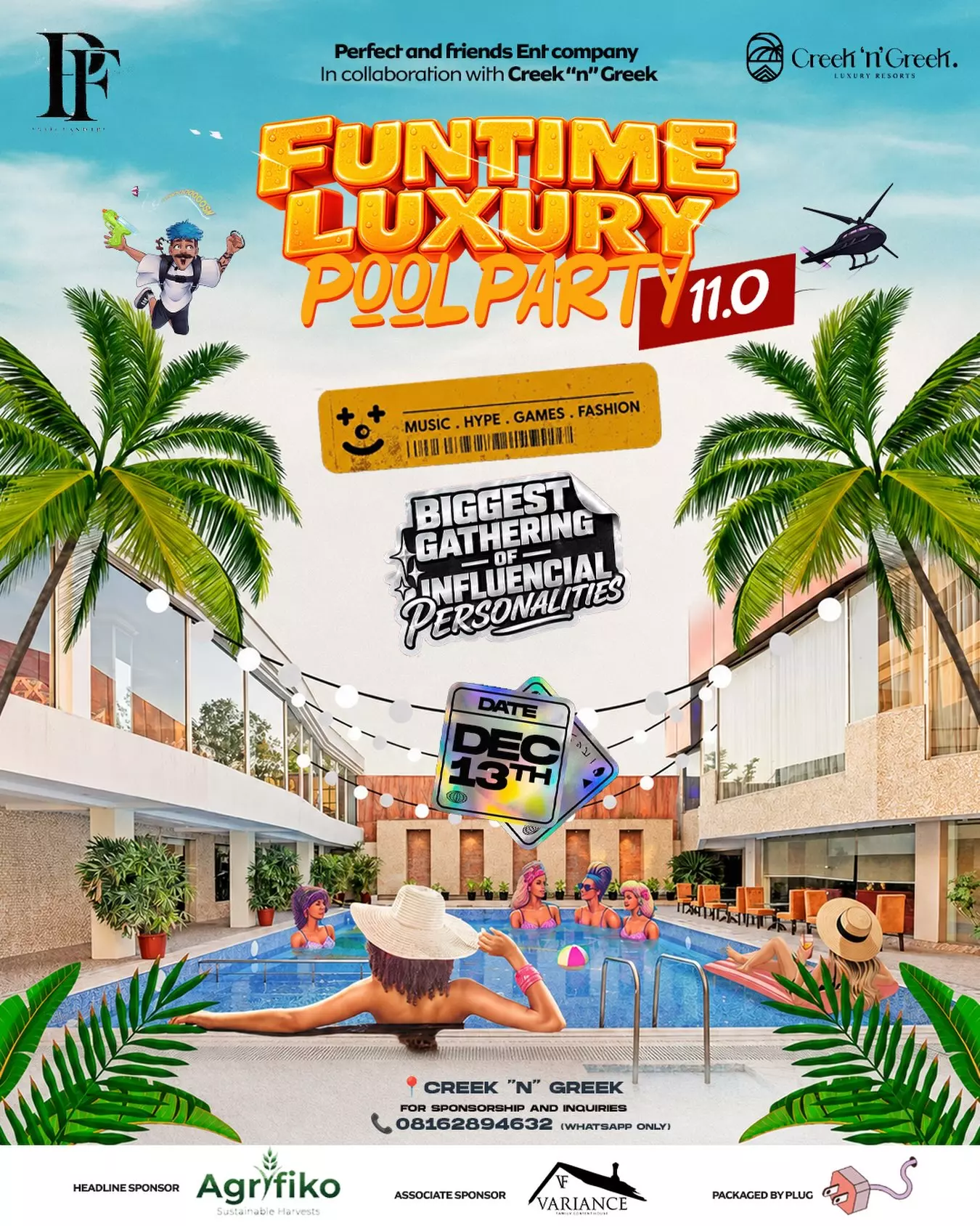 FUNTIME LUXURY POOL PARTY 11.0