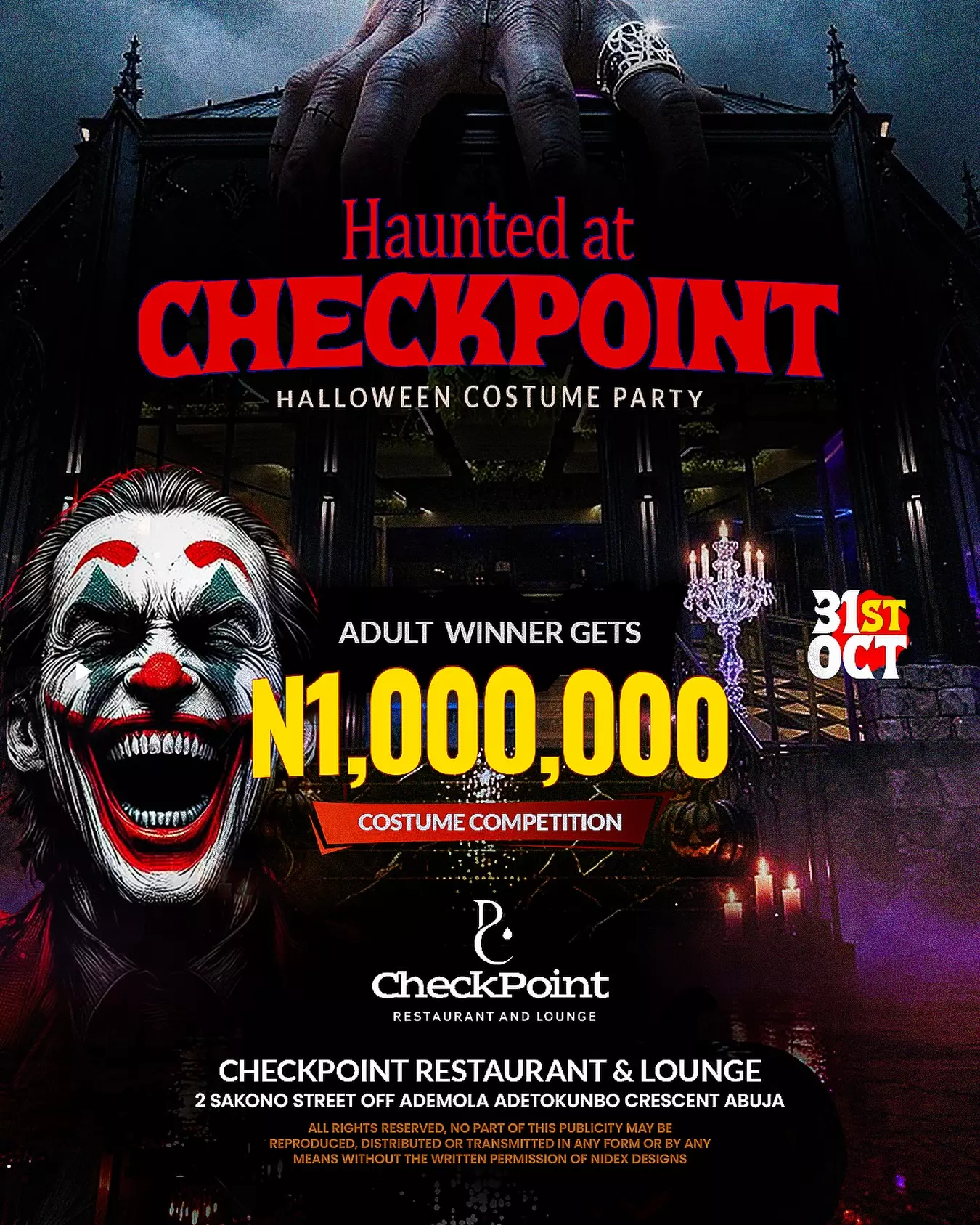 HAUNTED AT CHECKPOINT – HALLOWEEN COSTUME PARTY