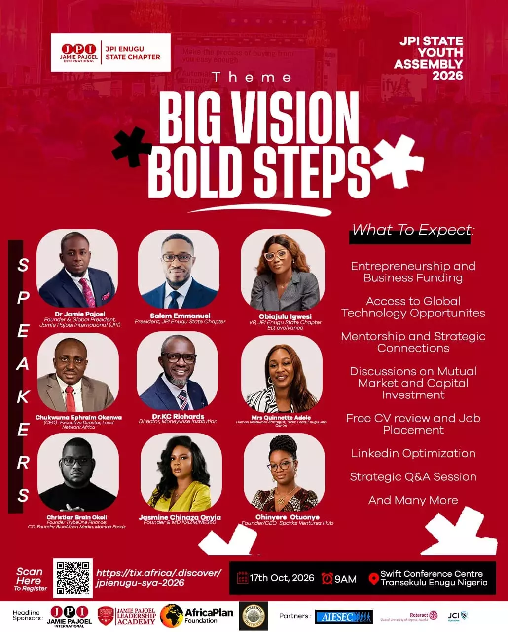 JAMIE PAJOEL INTERNATIONAL (JPI) ENUGU STATE YOUTH ASSEMBLY 2026