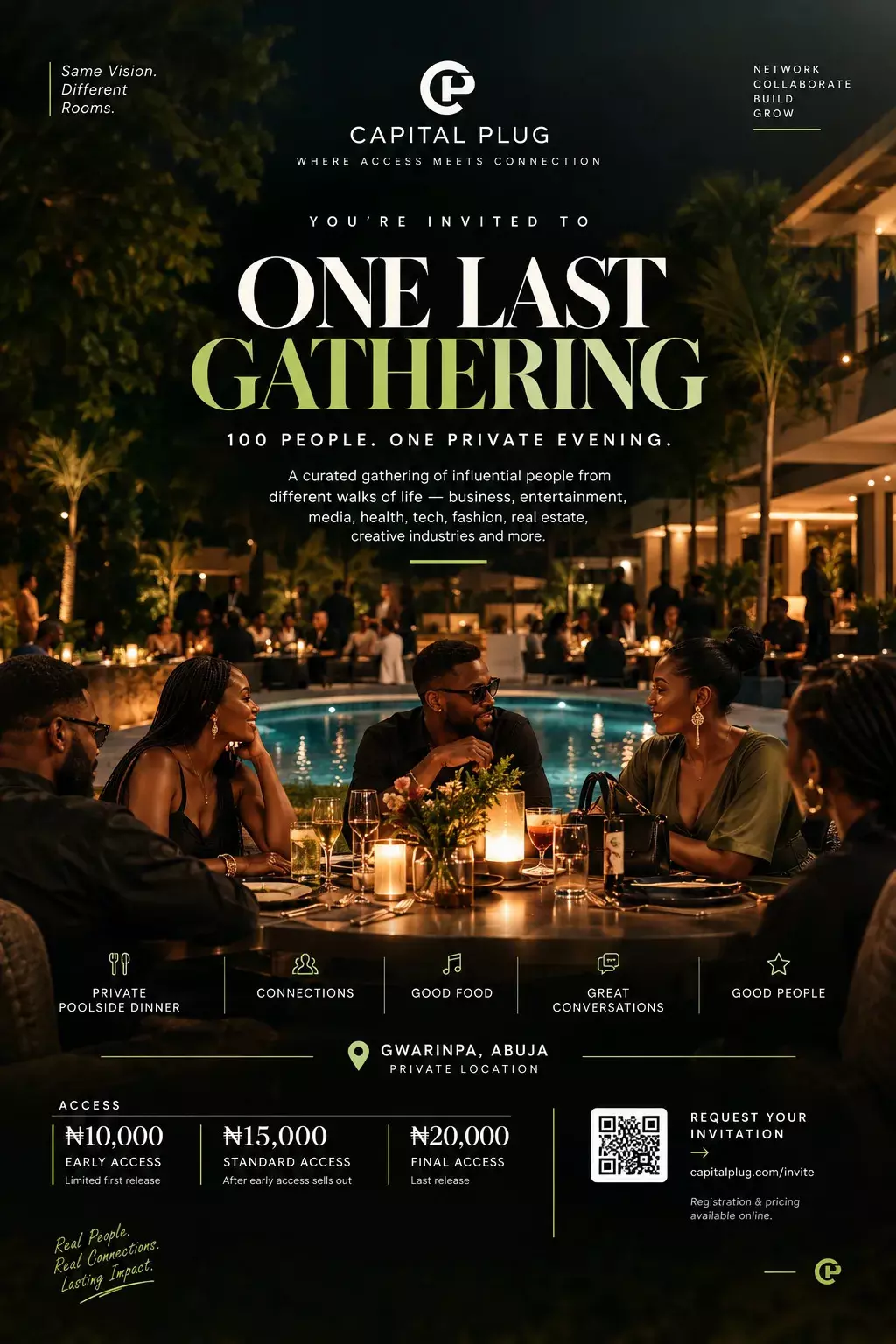 ONE LAST GATHERING — CAPITAL PLUG
