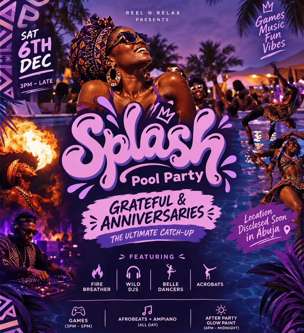 SPLASH POOL PARTY – BY REEL N RELAX