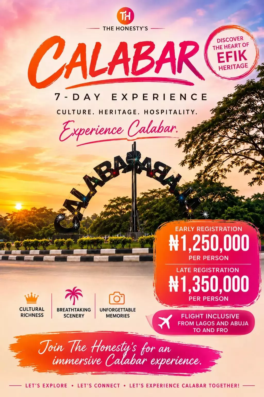 CALABAR 7-DAY EXPERIENCE