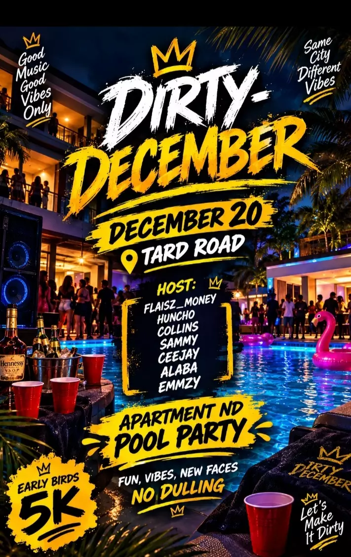 DIRTY DECEMBER: APARTMENT ND POOL PARTY