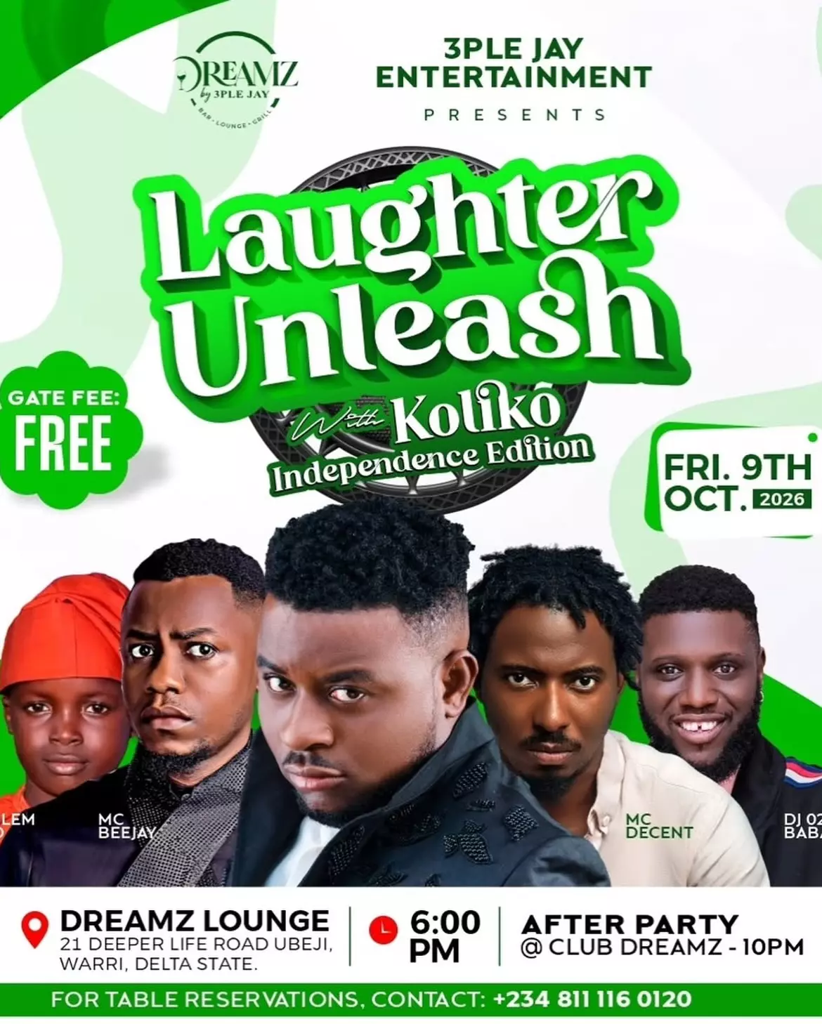 LAUGHTER UNLEASH WITH KOLIKO – INDEPENDENCE EDITION