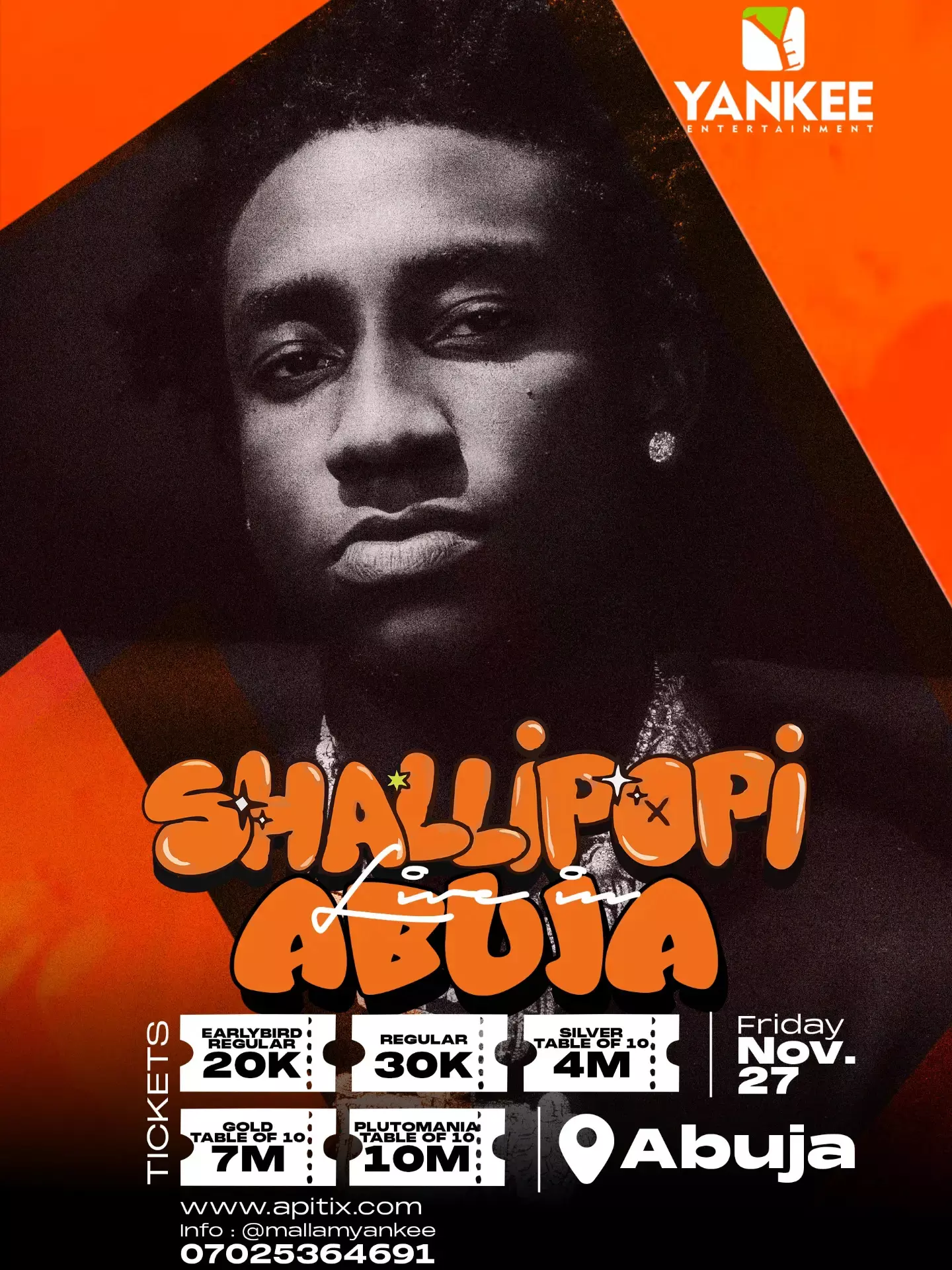 SHALLIPOPI ABUJA — LIVE IN CONCERT