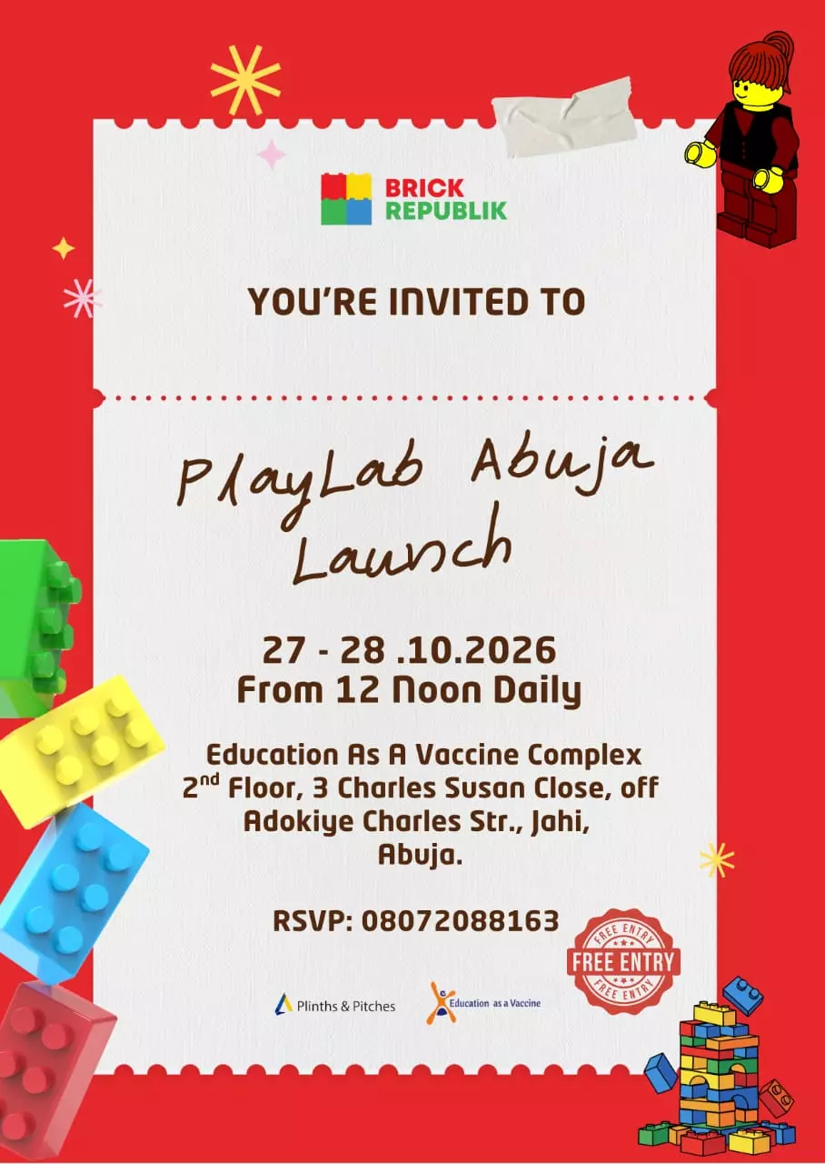 PLAYLAB ABUJA LAUNCH 2026 BY BRICK REPUBLIK
