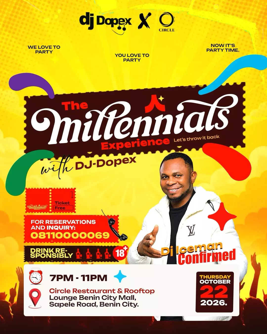 THE MILLENNIALS EXPERIENCE WITH DJ DOPEX