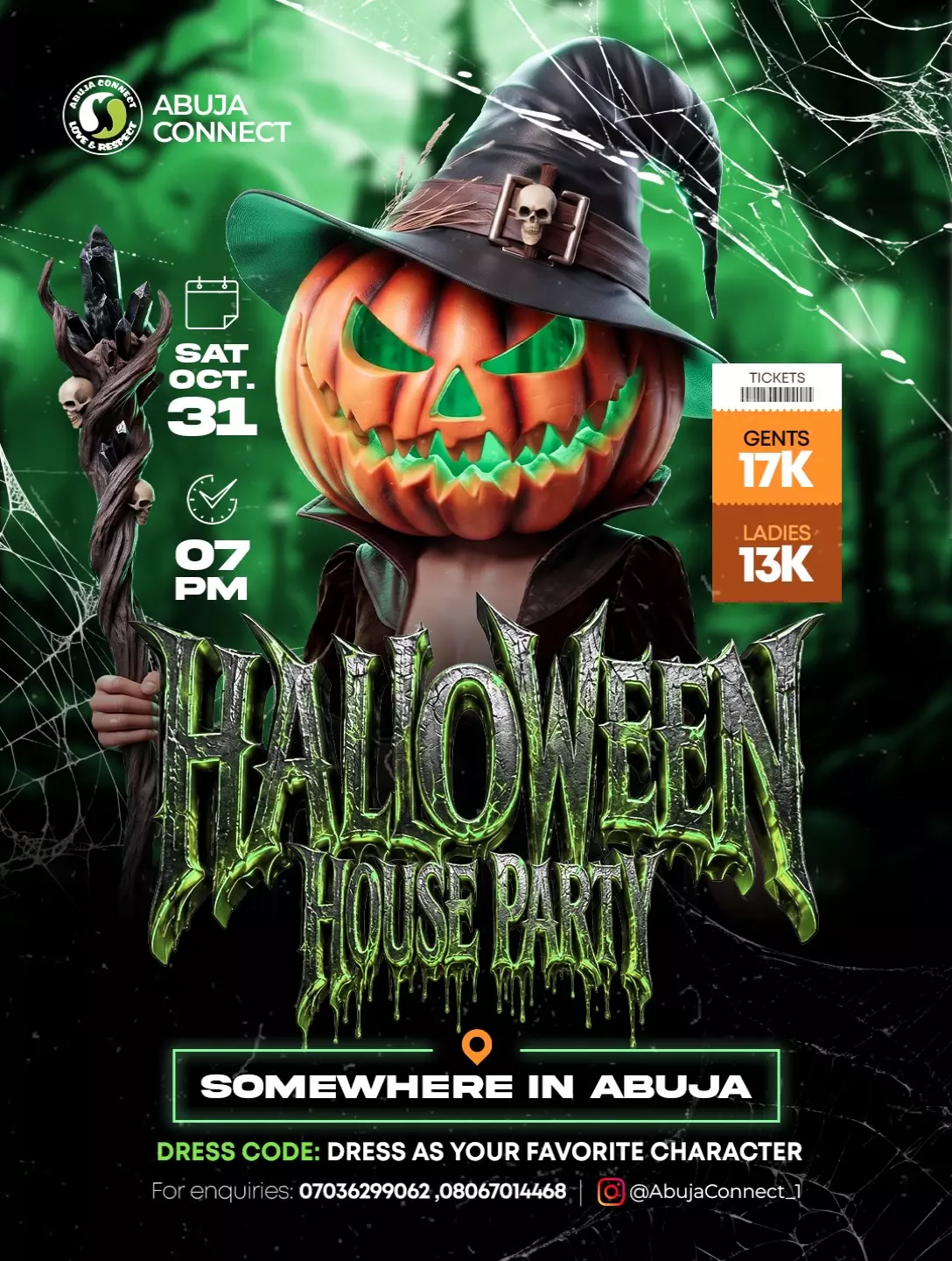 ABUJA CONNECT HALLOWEEN HOUSE PARTY