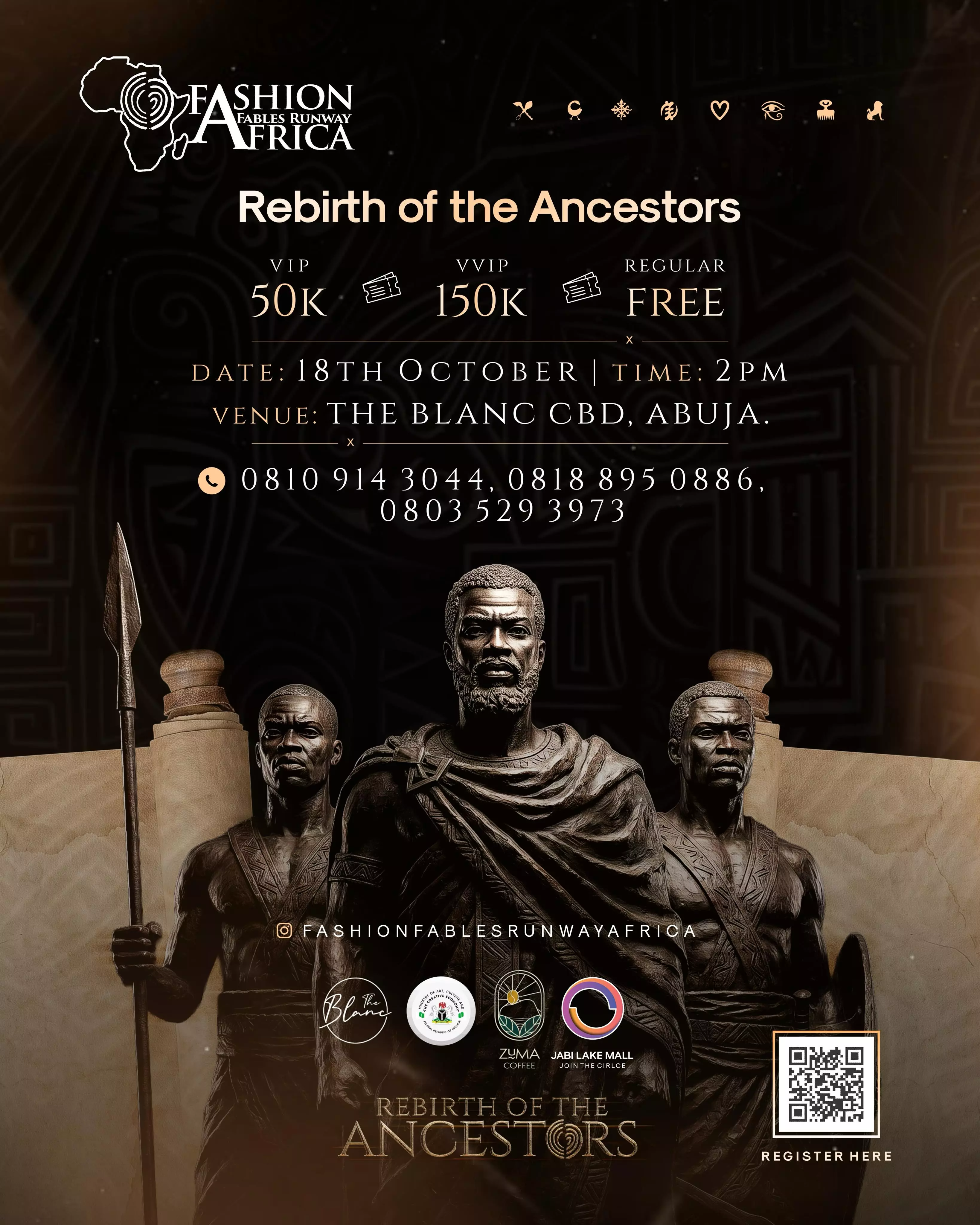 FASHION FABLES RUNWAY AFRICA : REBIRTH OF THE ANCESTORS 2026