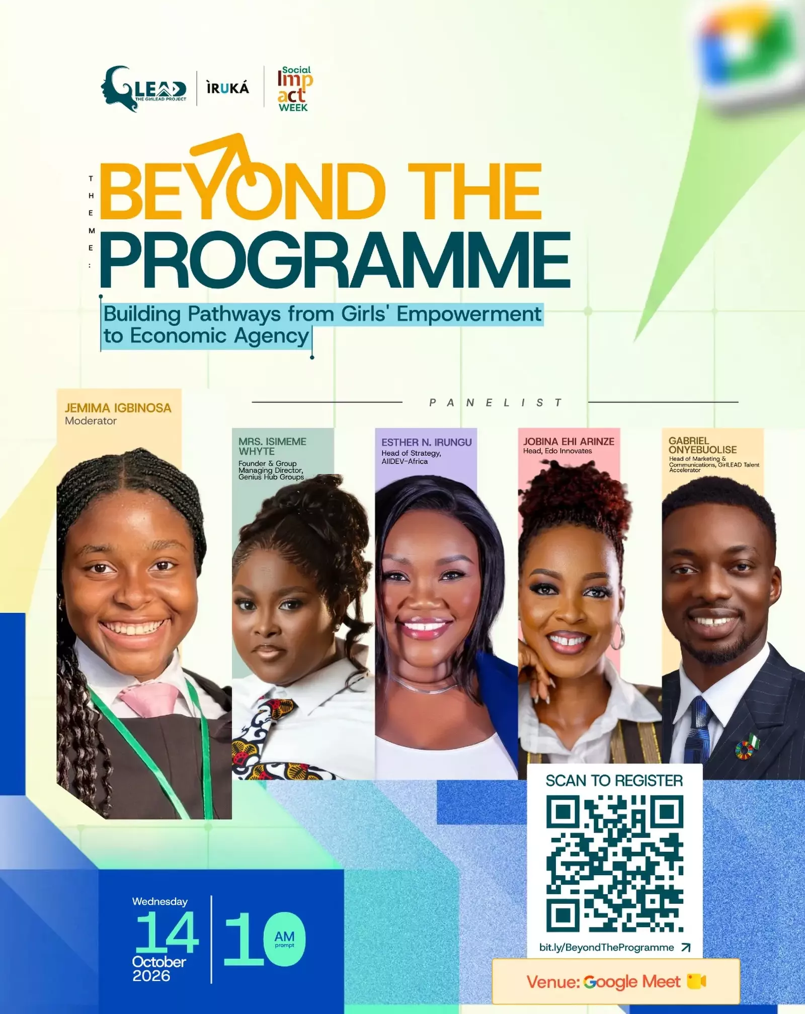 BUILDING PATHWAYS FROM GIRLS’ EMPOWERMENT TO ECONOMIC AGENCY