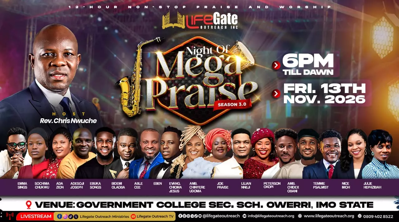 NIGHT OF MEGA PRAISE SEASON 3.0