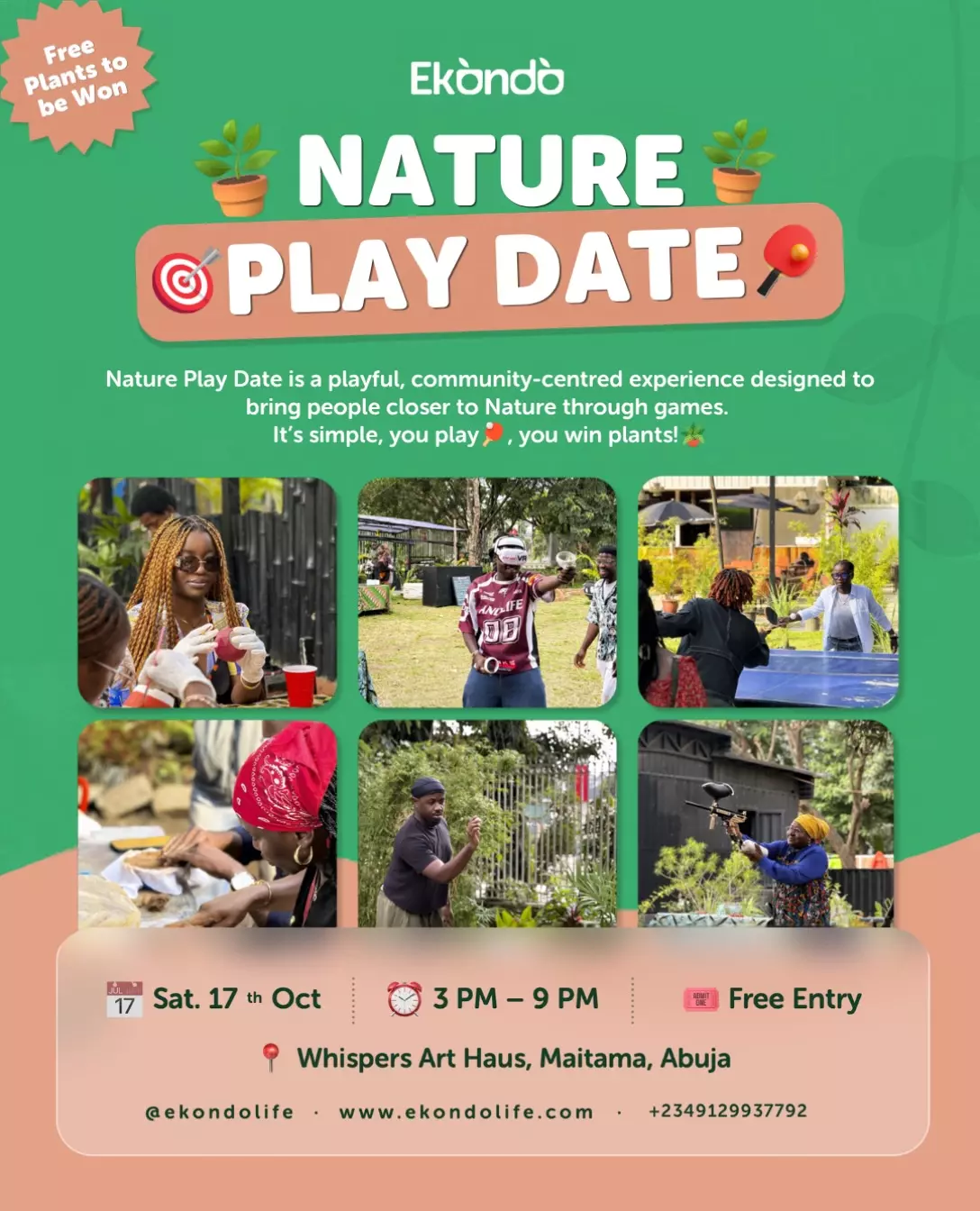EKONDO : NATURE PLAY DATE