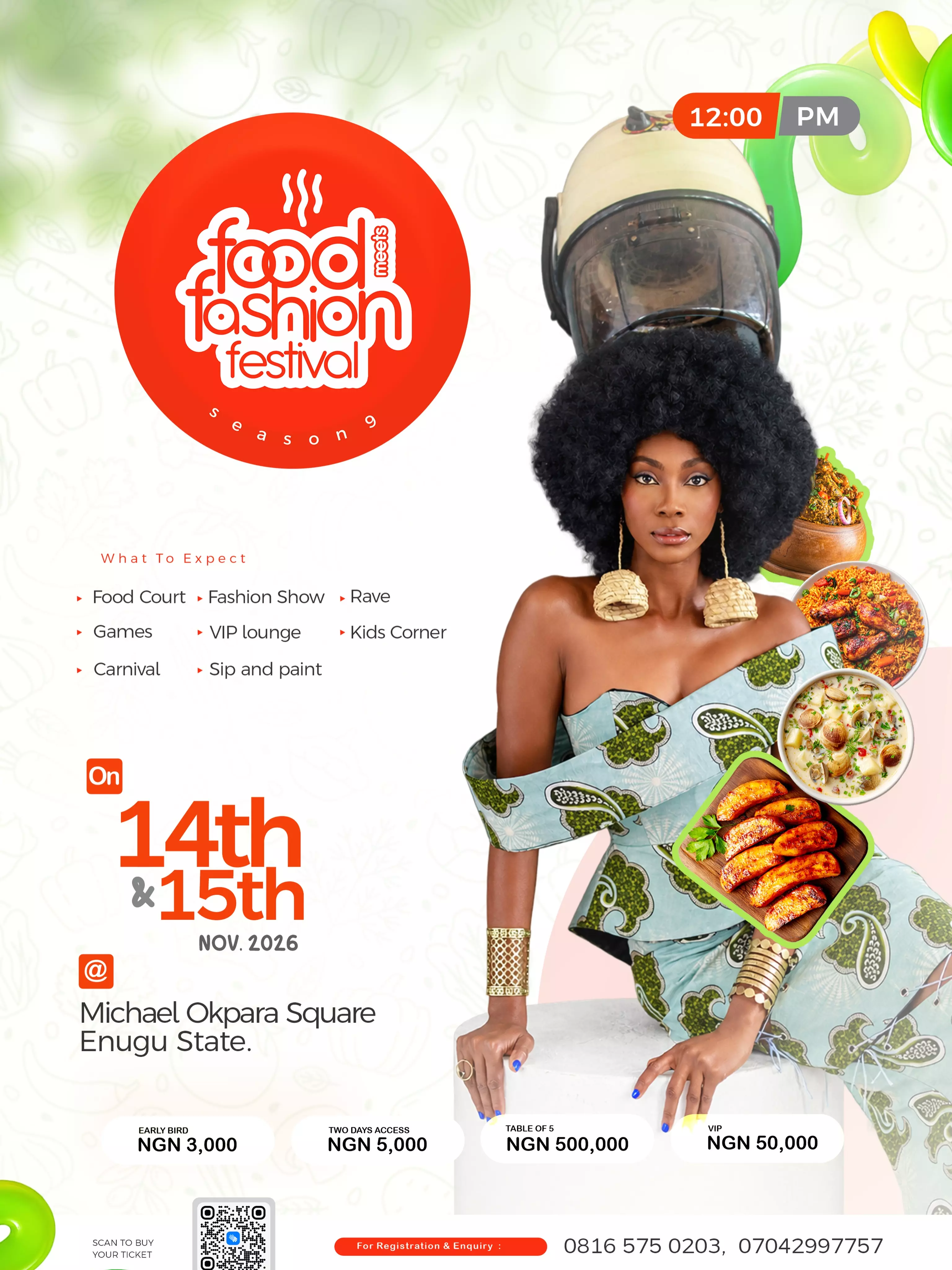 FOOD MEETS FASHION FESTIVAL SEASON 9 – ENUGU 2026