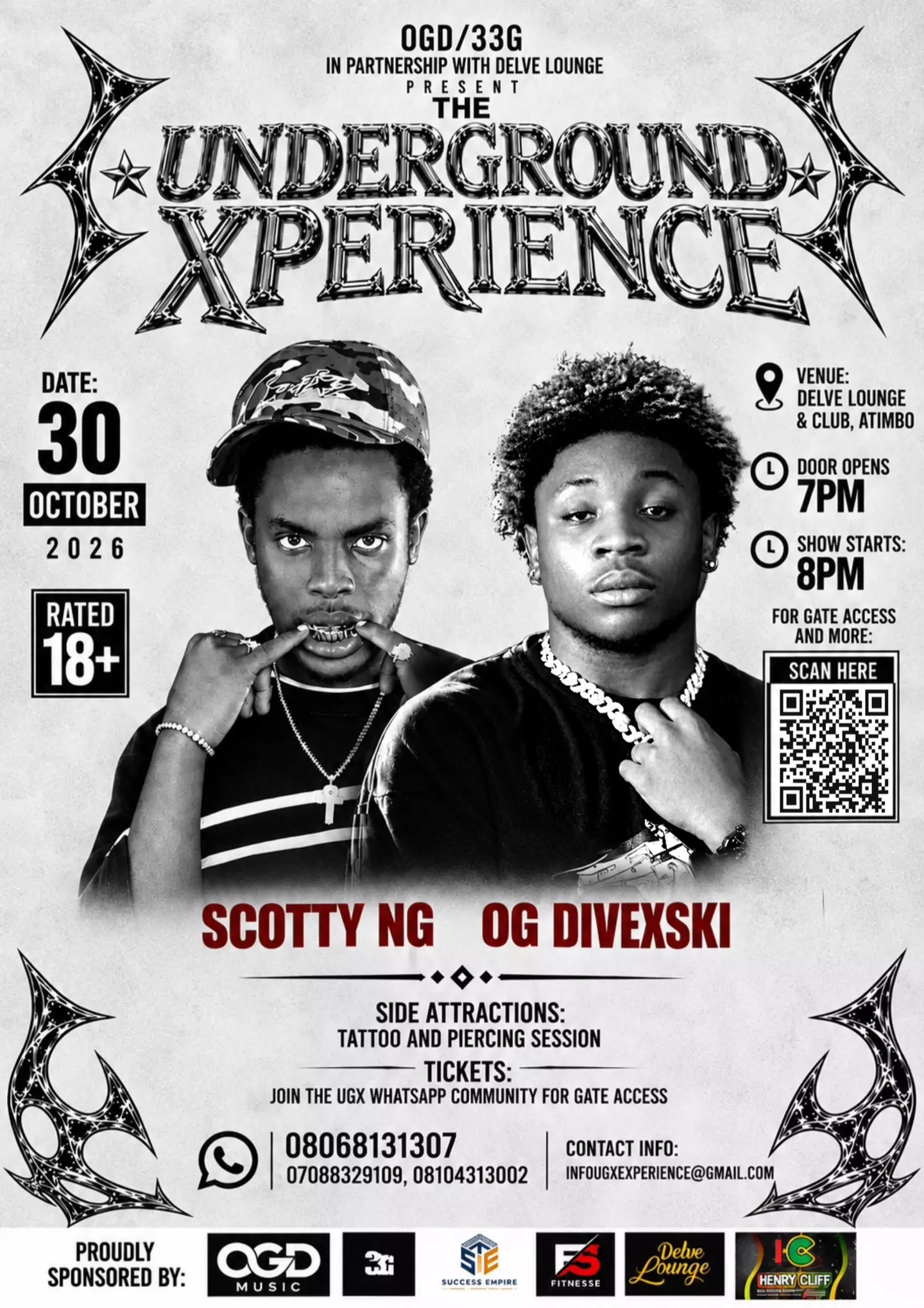 THE UNDERGROUND EXPERIENCE 2026