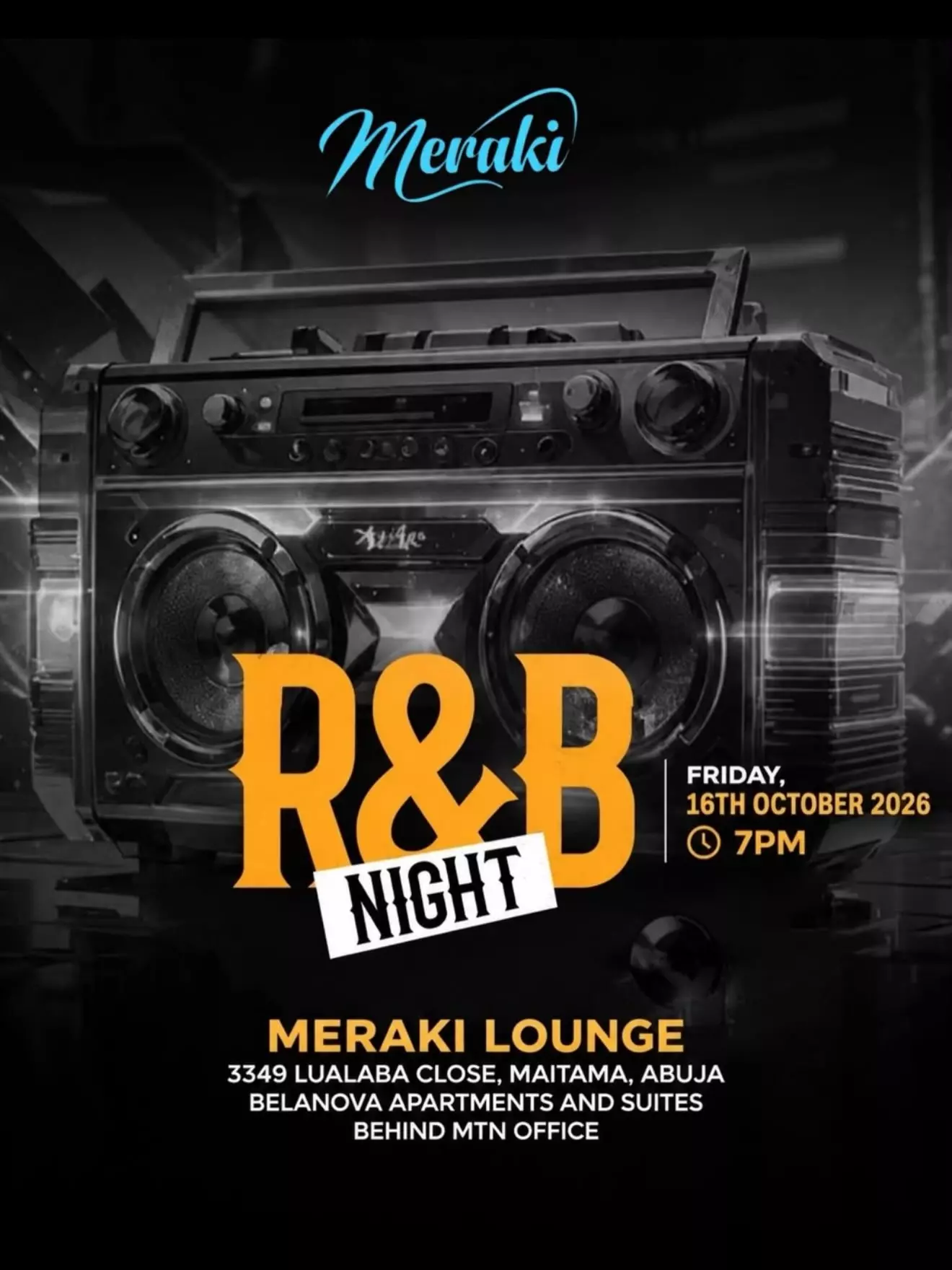 MERAKI LOUNGE : R&B NIGHT