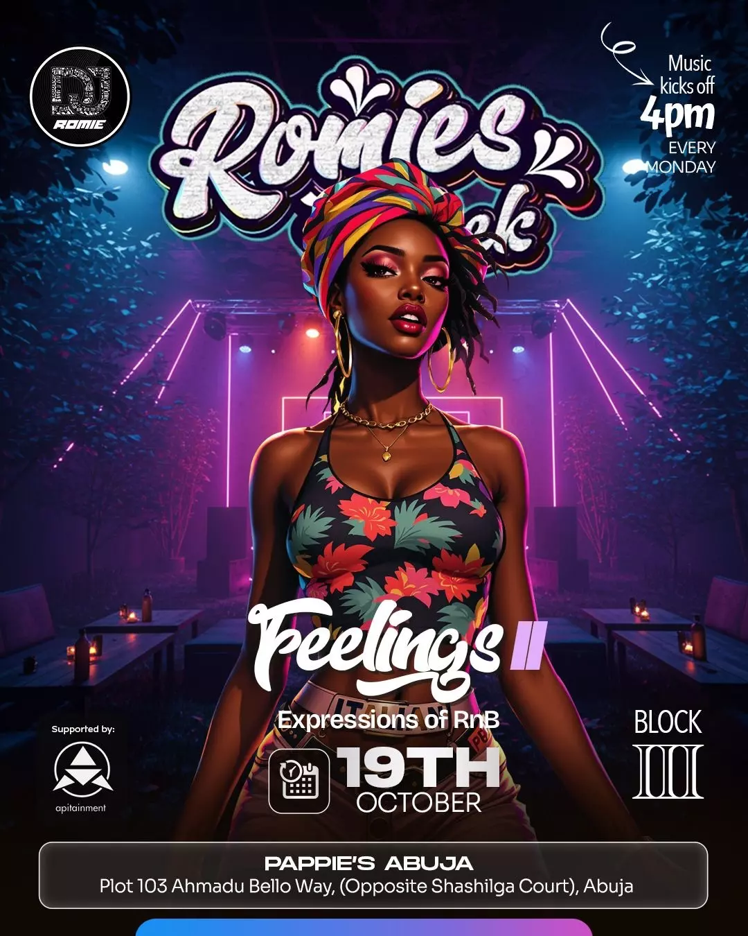 ROMIE’S BLOCK : FEELINGS II