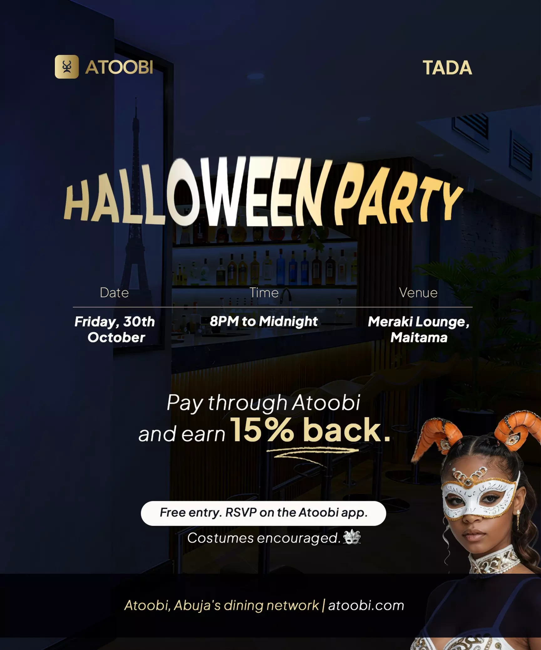HALLOWEEN PARTY BY ATOOBI | TADA