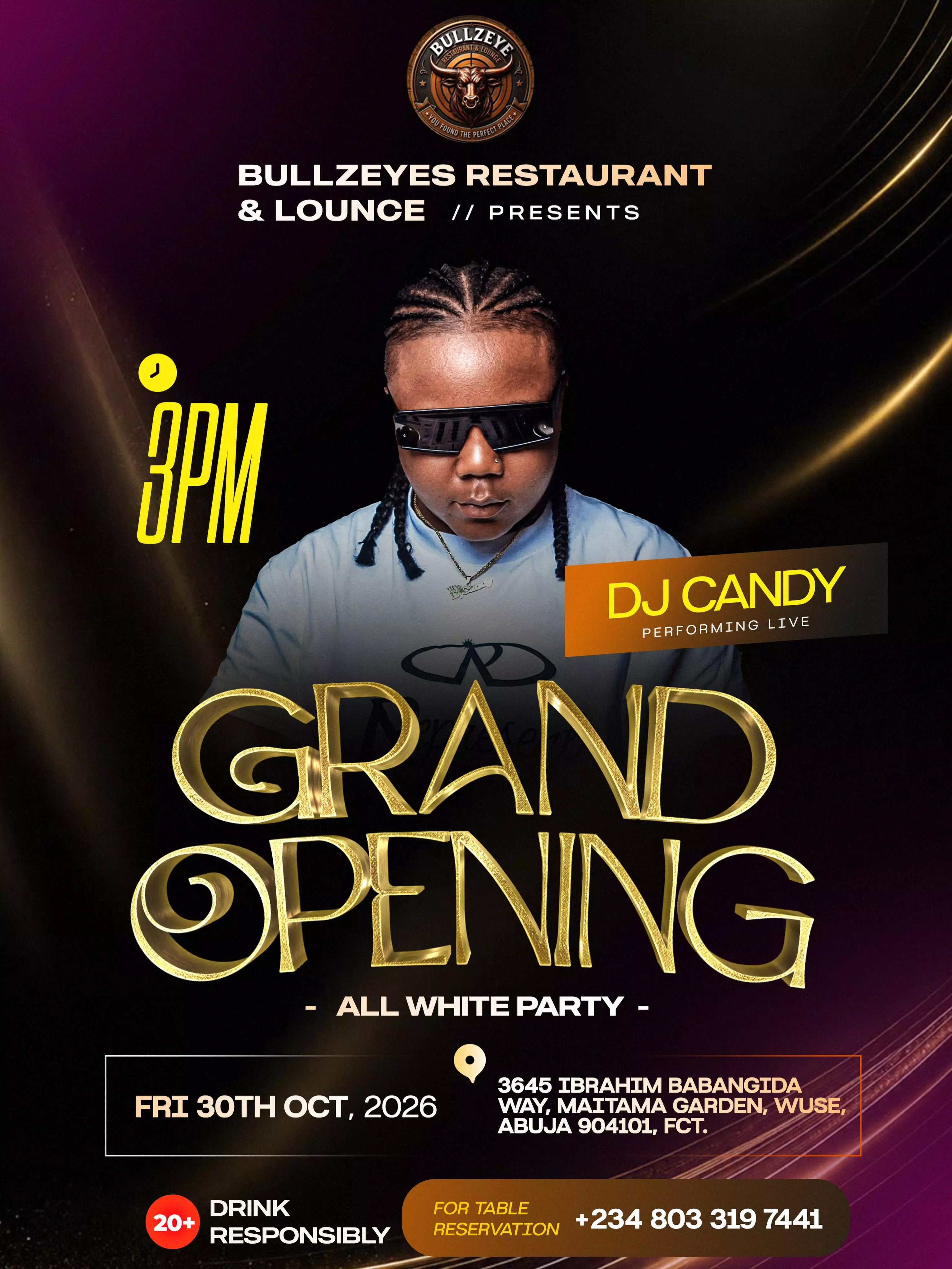 BULLZEYES RESTAURANT & LOUNGE GRAND OPENING