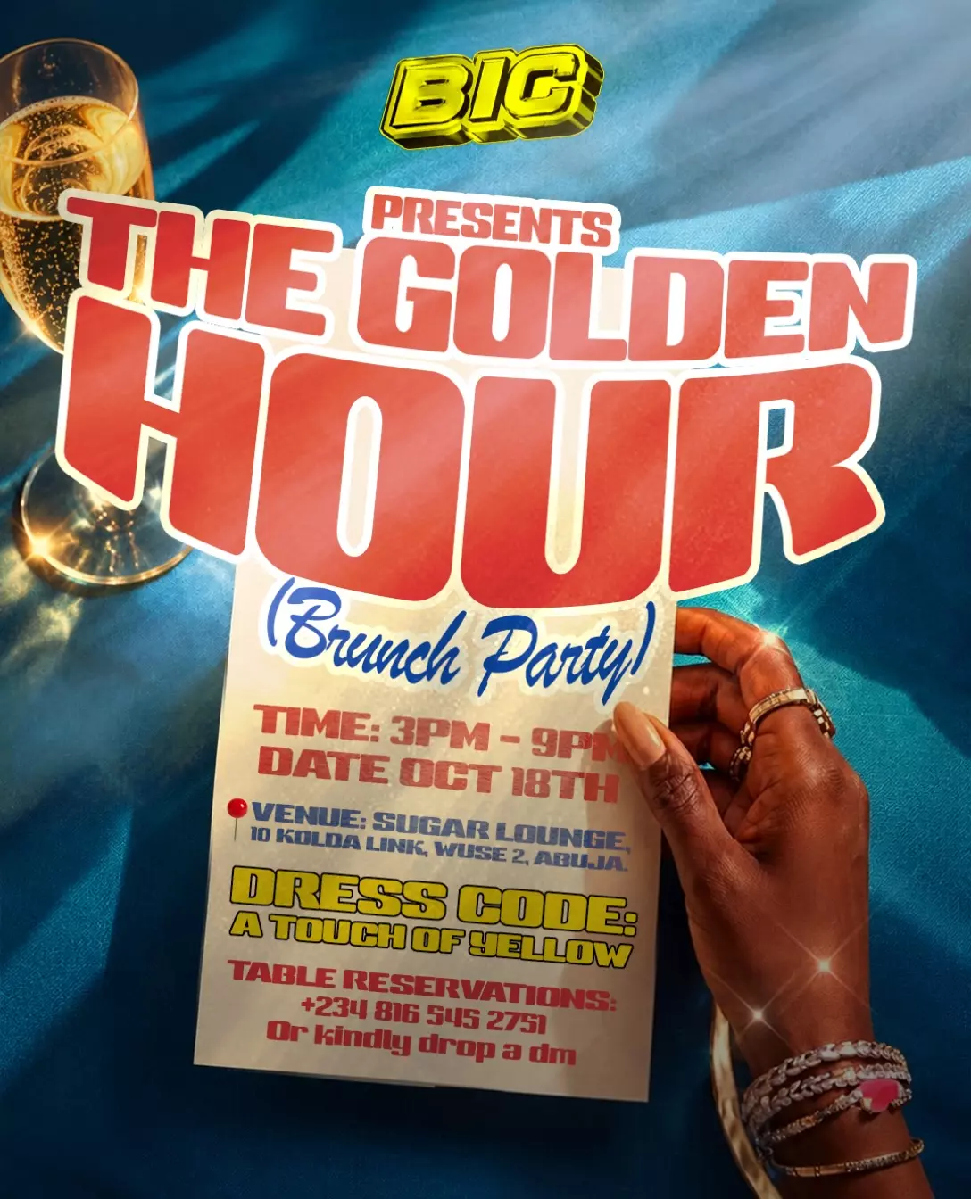 BIC : THE GOLDEN HOUR (BRUNCH PARTY)