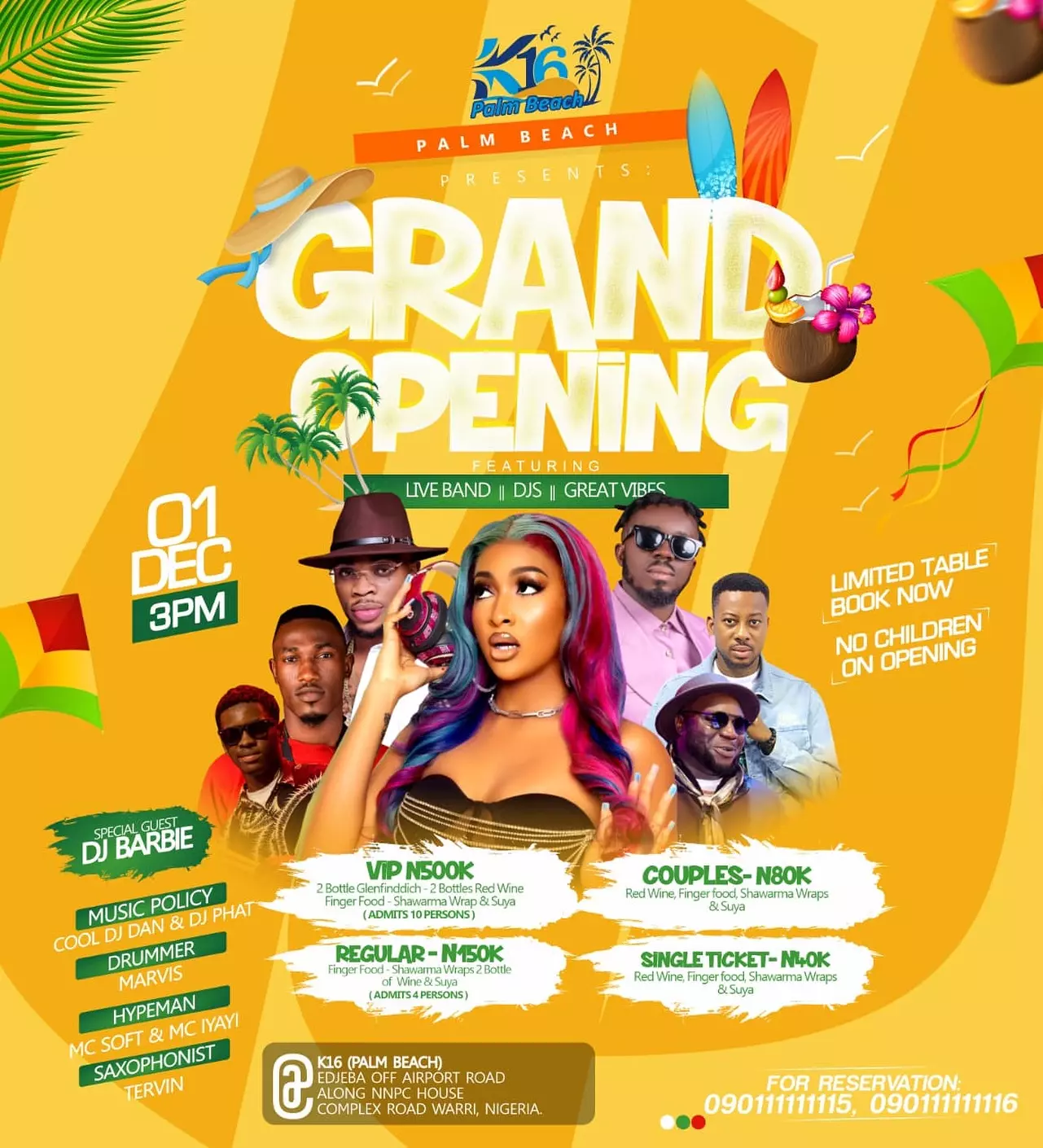 PALM BEACH GRAND OPENING