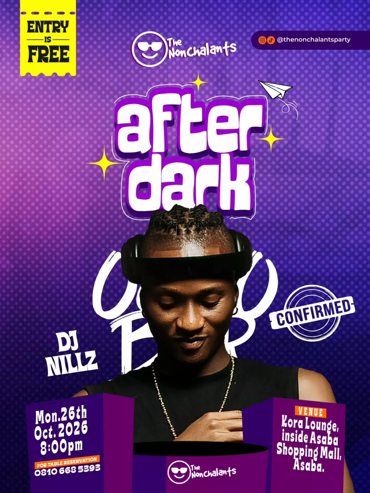 AFTER DARK WITH DJ MILLZ | THE NONCHALANTS