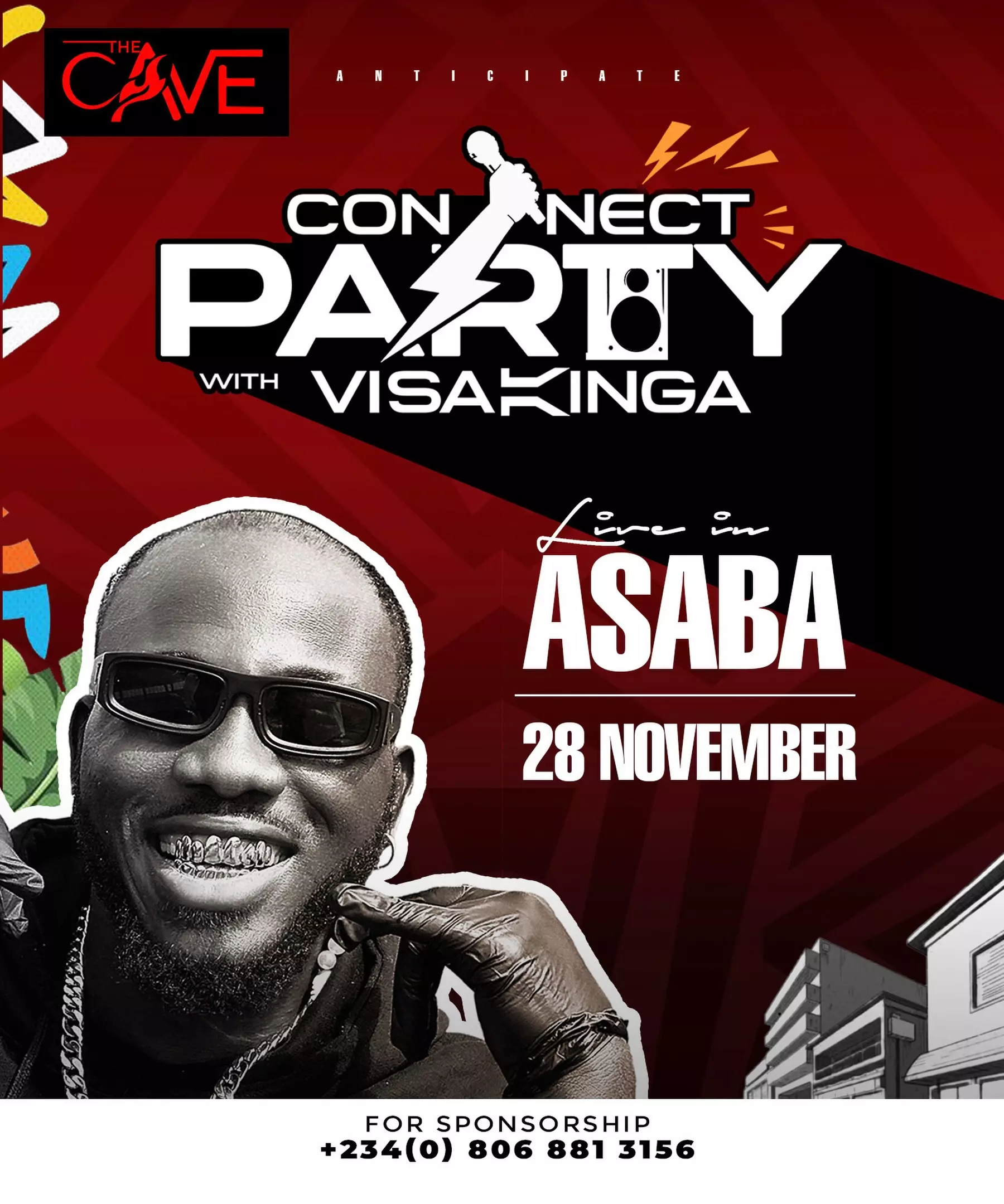 CONNECT PARTY WITH VISA HINGA — ASABA
