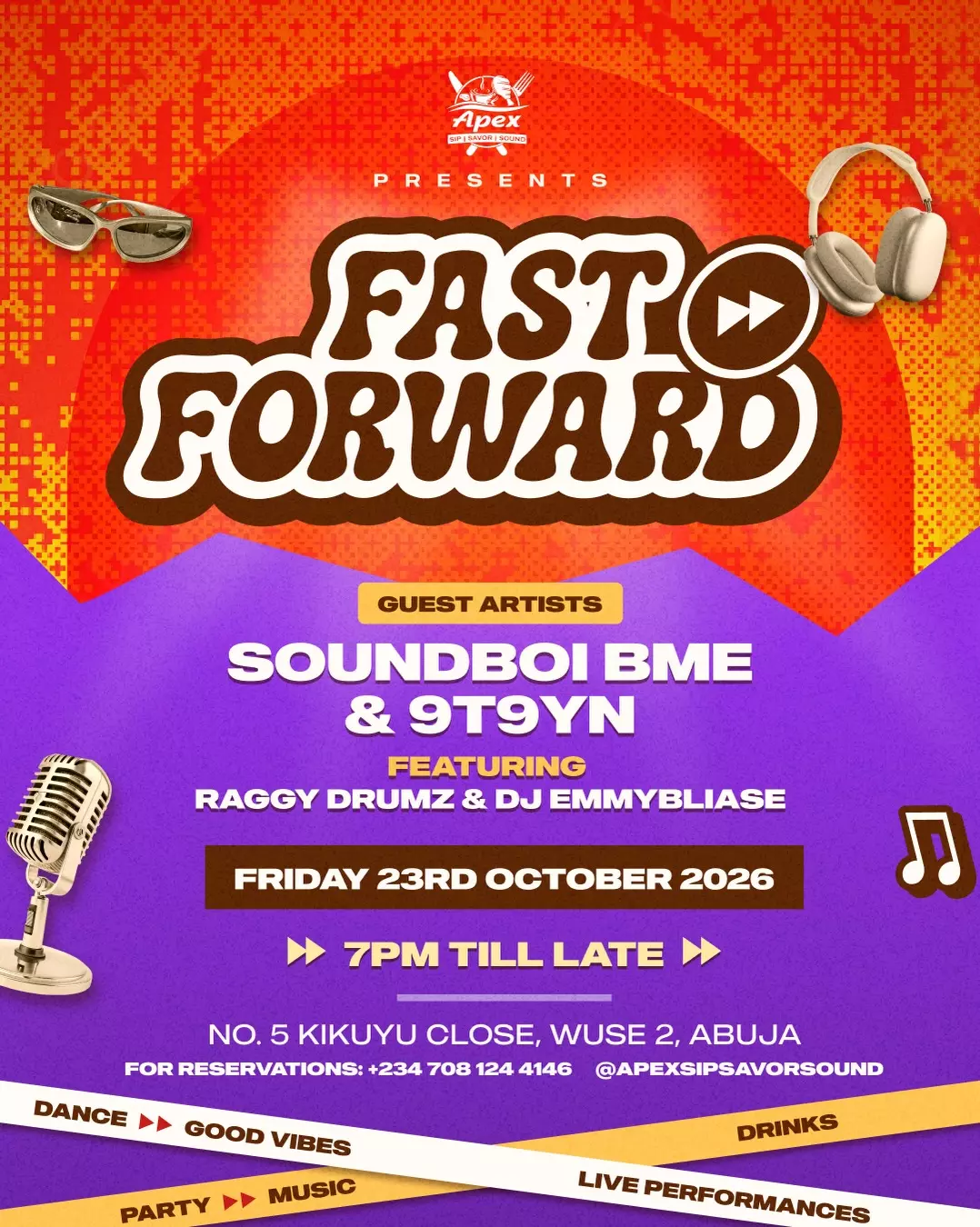 APEX SIP SAVOR SOUND : FAST FORWARD