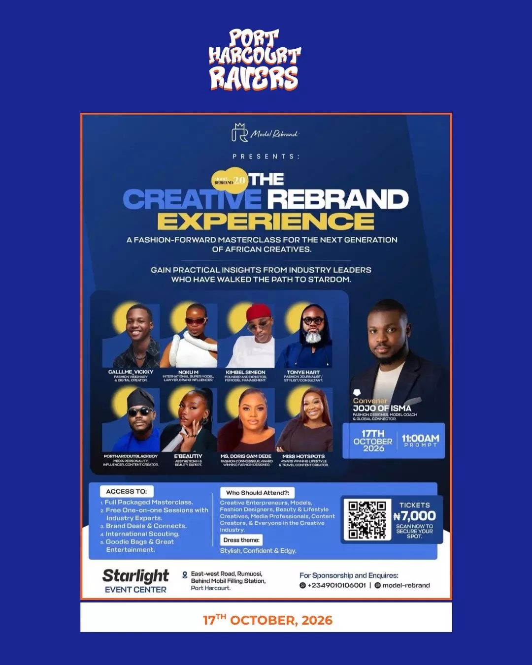 THE CREATIVE REBRAND EXPERIENCE 2.0 — MODEL REBRAND