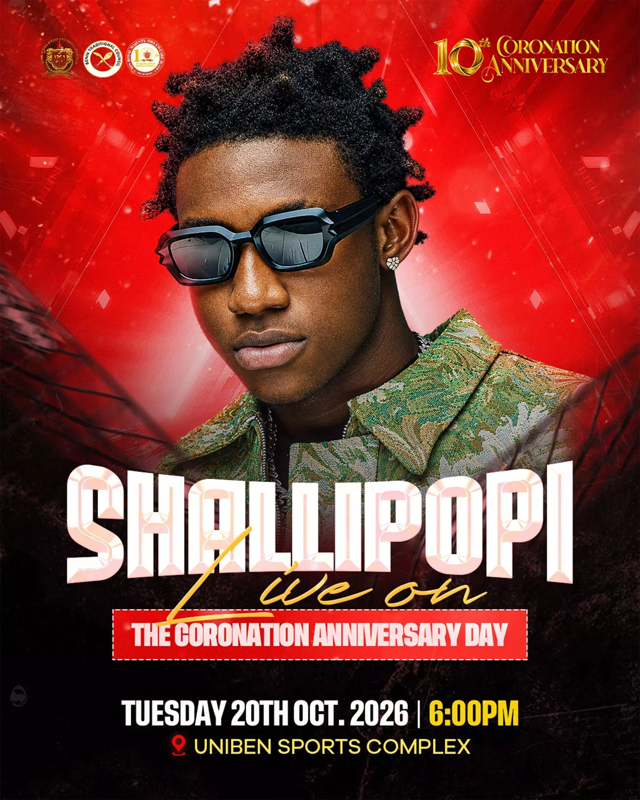 SHALLIPOPI LIVE ON THE CORONATION ANNIVERSARY DAY