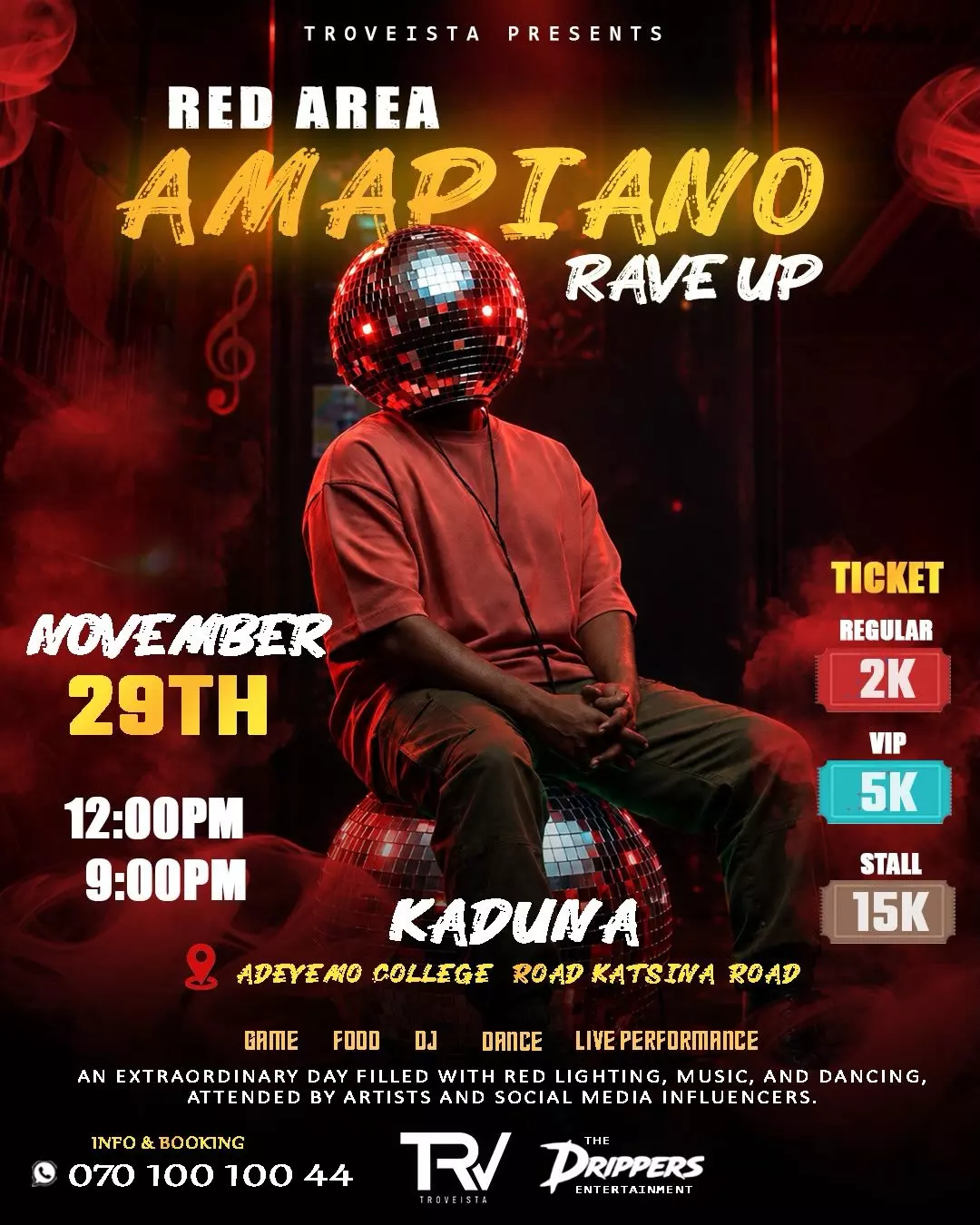 RED AREA AMAPIANO RAVE UP