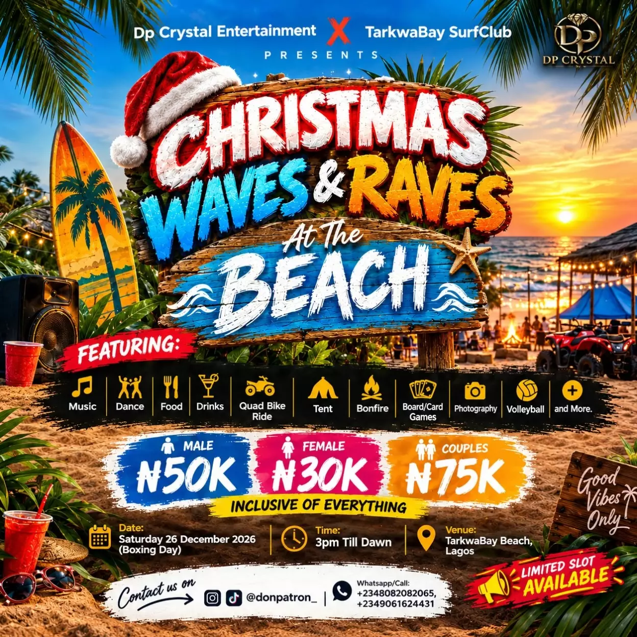 CHRISTMAS WAVES & RAVES AT THE BEACH 2026