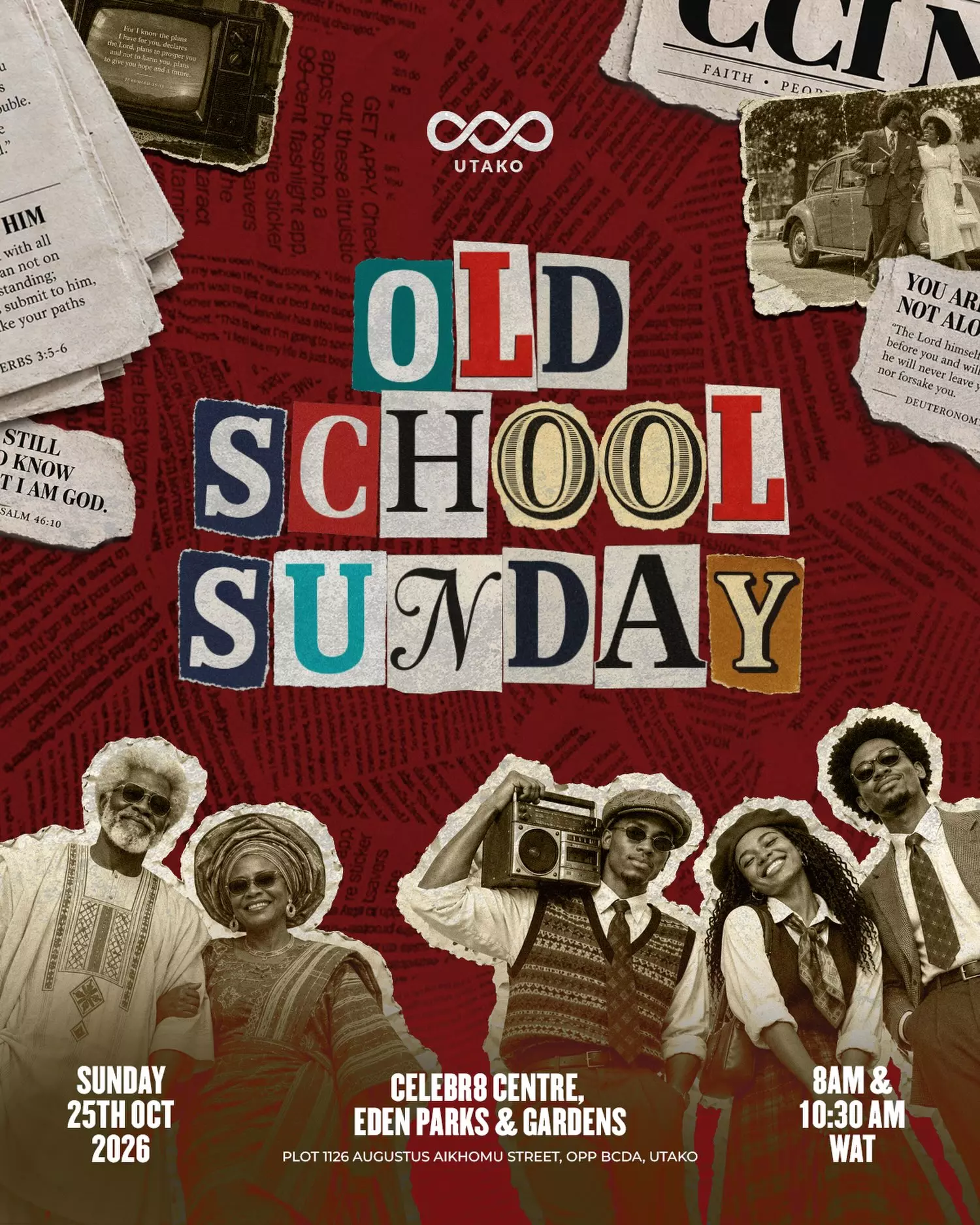 OLD SCHOOL SUNDAY 2026 — UTAKO